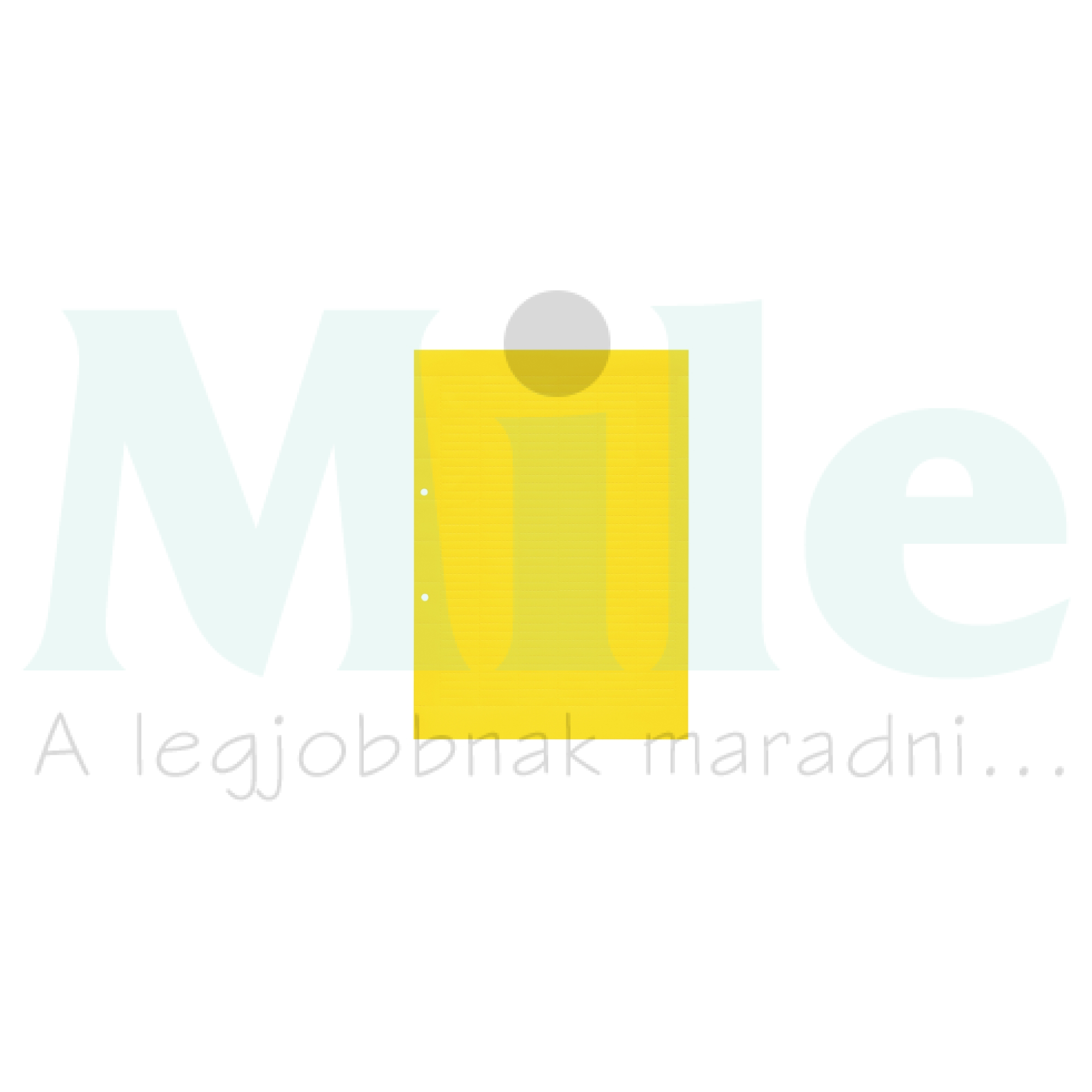 Sorkapocsjelölő lap feliratozható 27x6,3mm papír sárga 6.3mm-modultáv ESO 7 DIN A4 GE Weidmüller