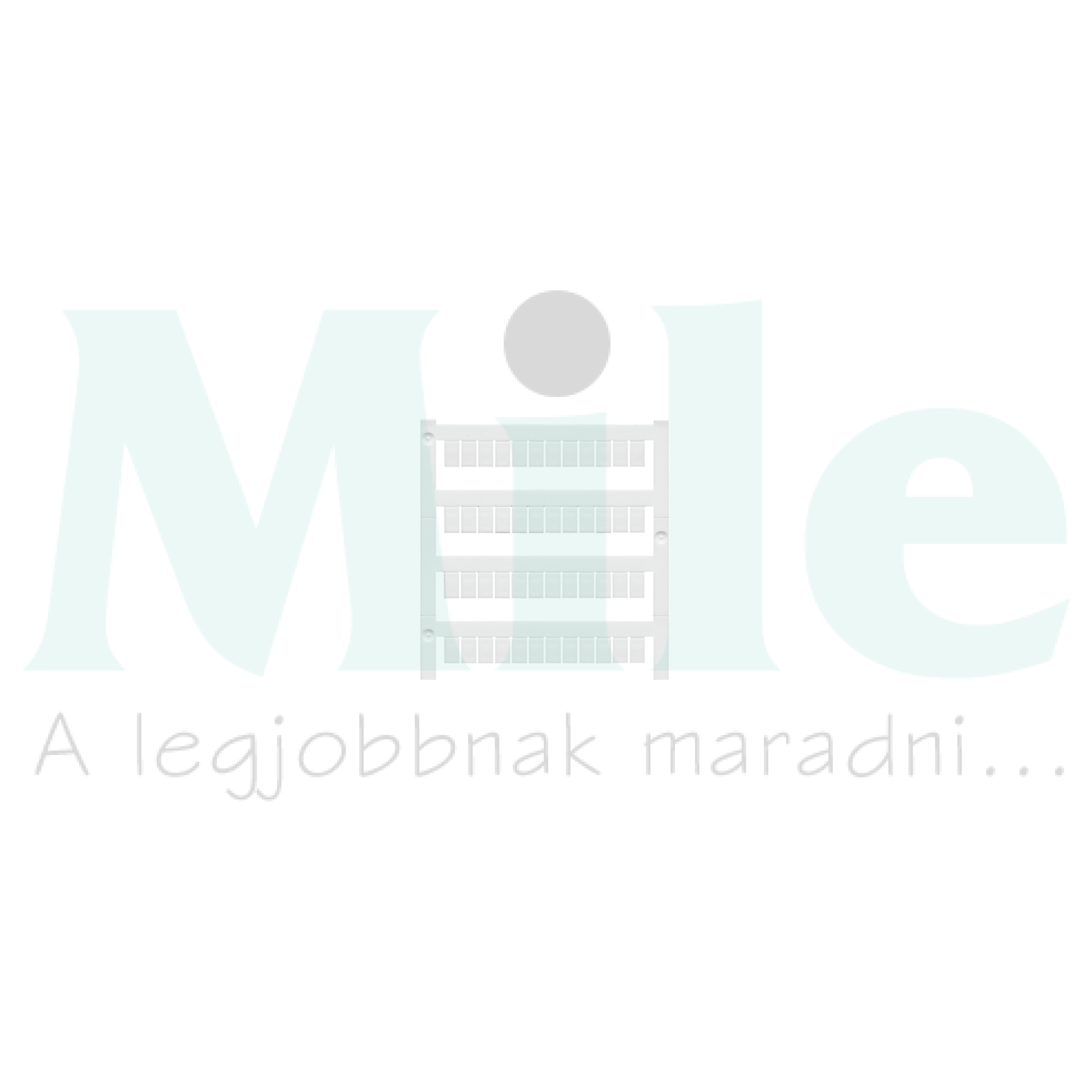 Sorkapocsjelölő lap feliratozható 8x5mm fehér WS 8/5 MC NE WS Weidmüller 144 db jelölő/lap