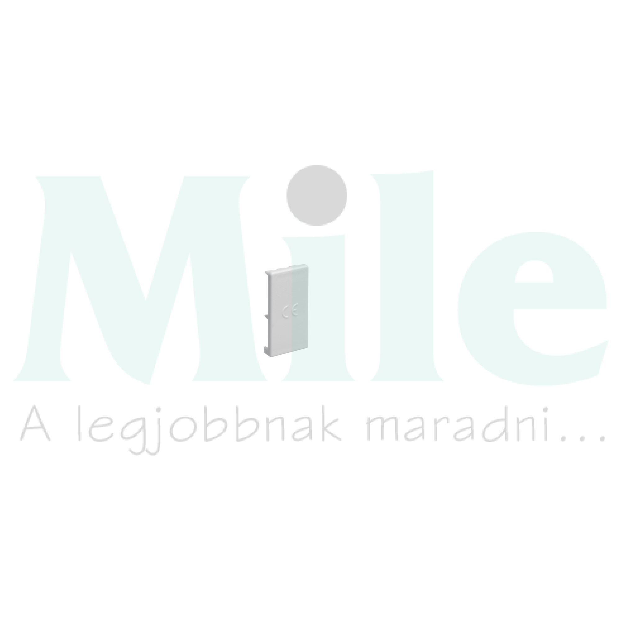 Sorolósín végzáró 1P fésűs sínhez (50db) KZN Hager