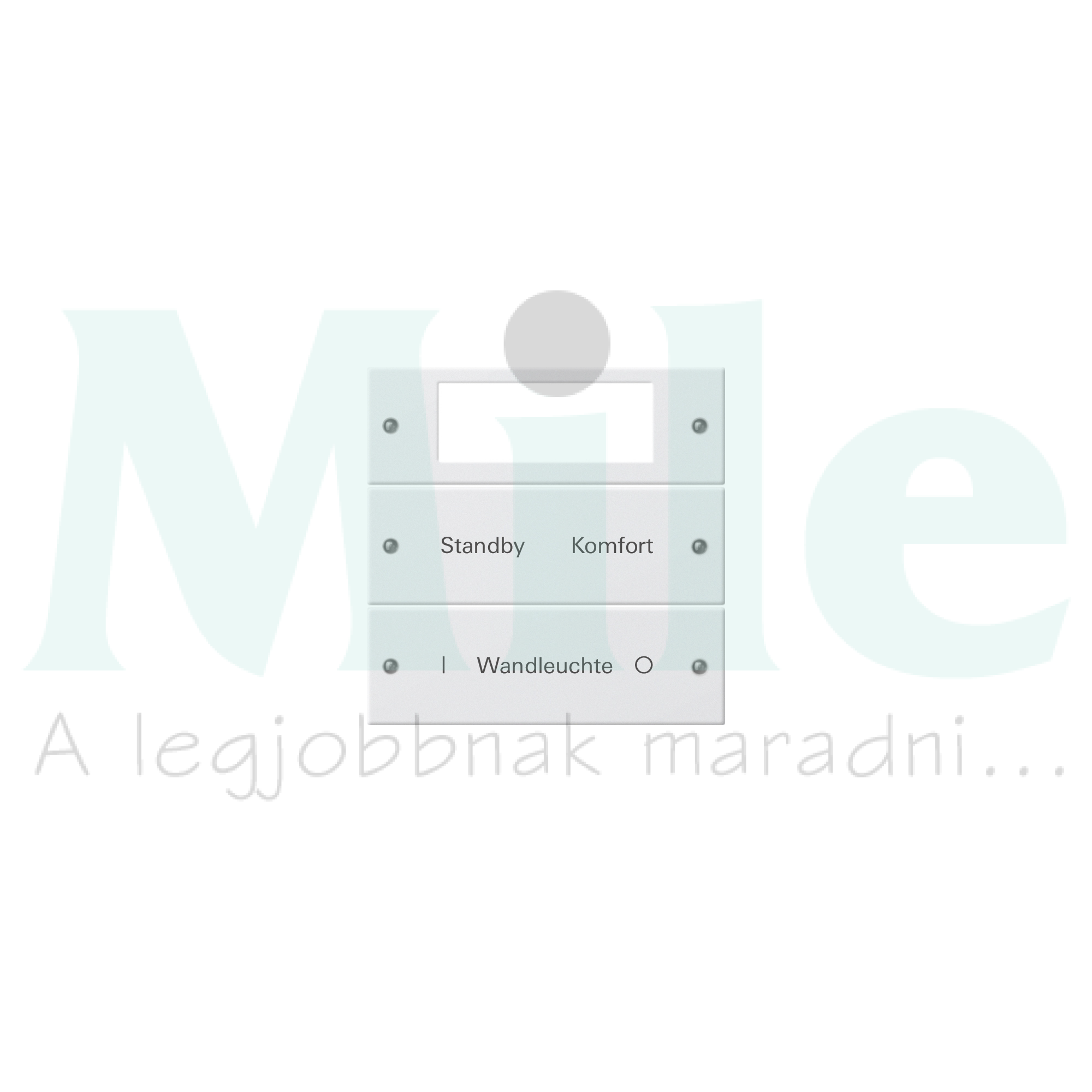 ST55 KNX billentyűkészlet 2pár=4gomb/2modul +feliratmező fehér GIRA