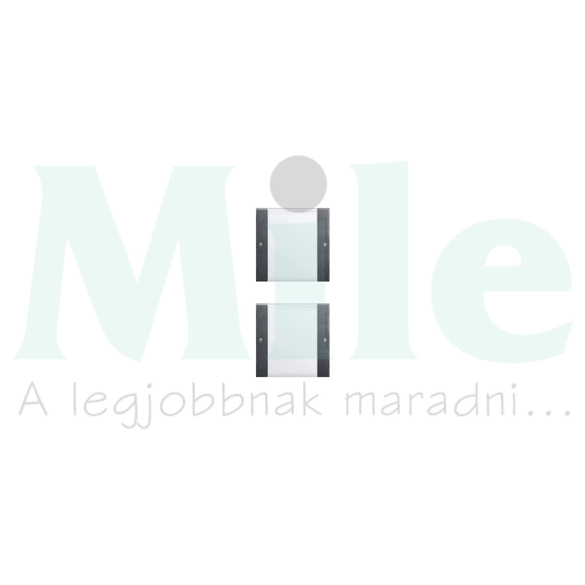 ST55 KNX érintőfedlap (1+1)pár=4gomb/2modul +feliratmező antracit GIRA