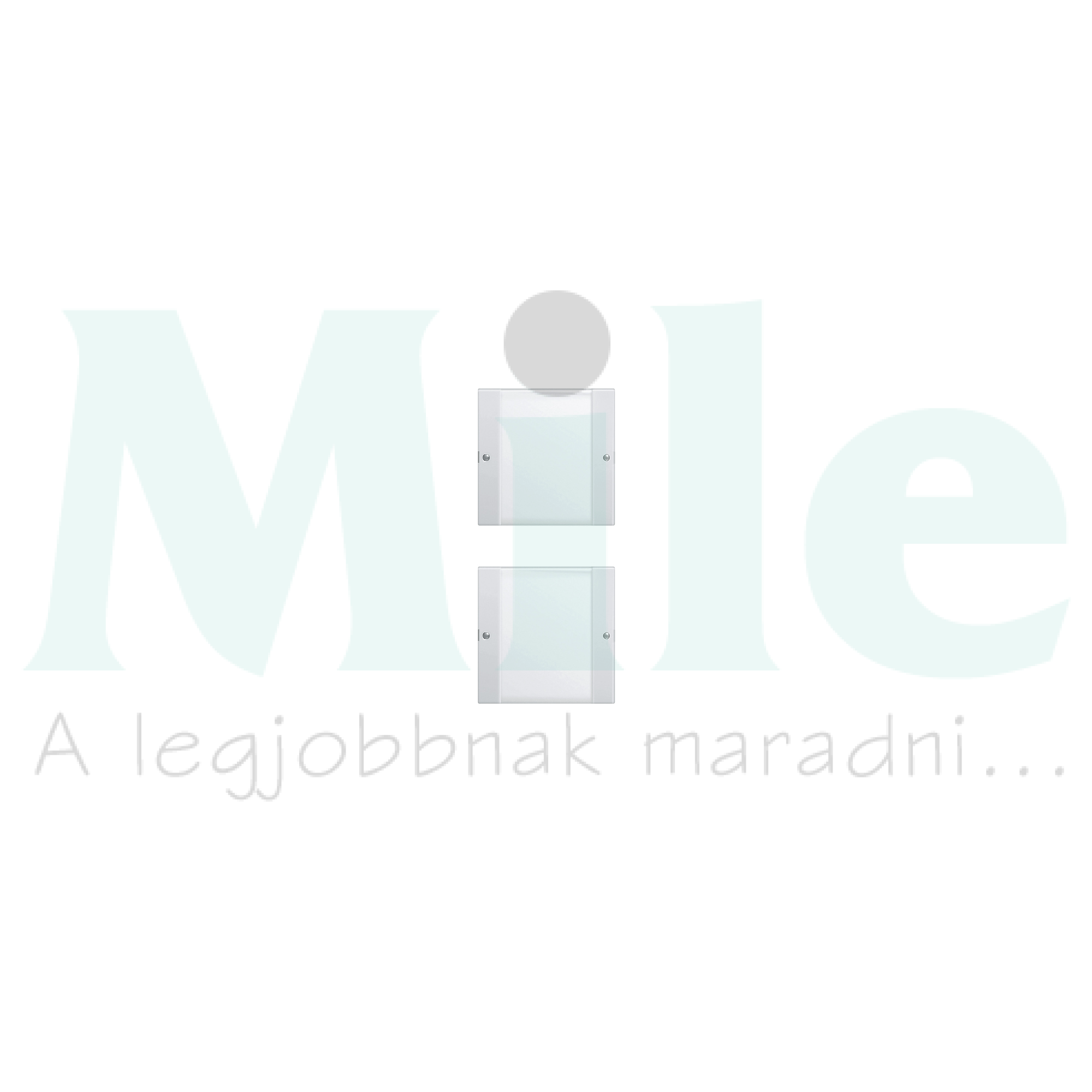 ST55 KNX érintőfedlap (1+1)pár=4gomb/2modul +feliratmező fehér GIRA