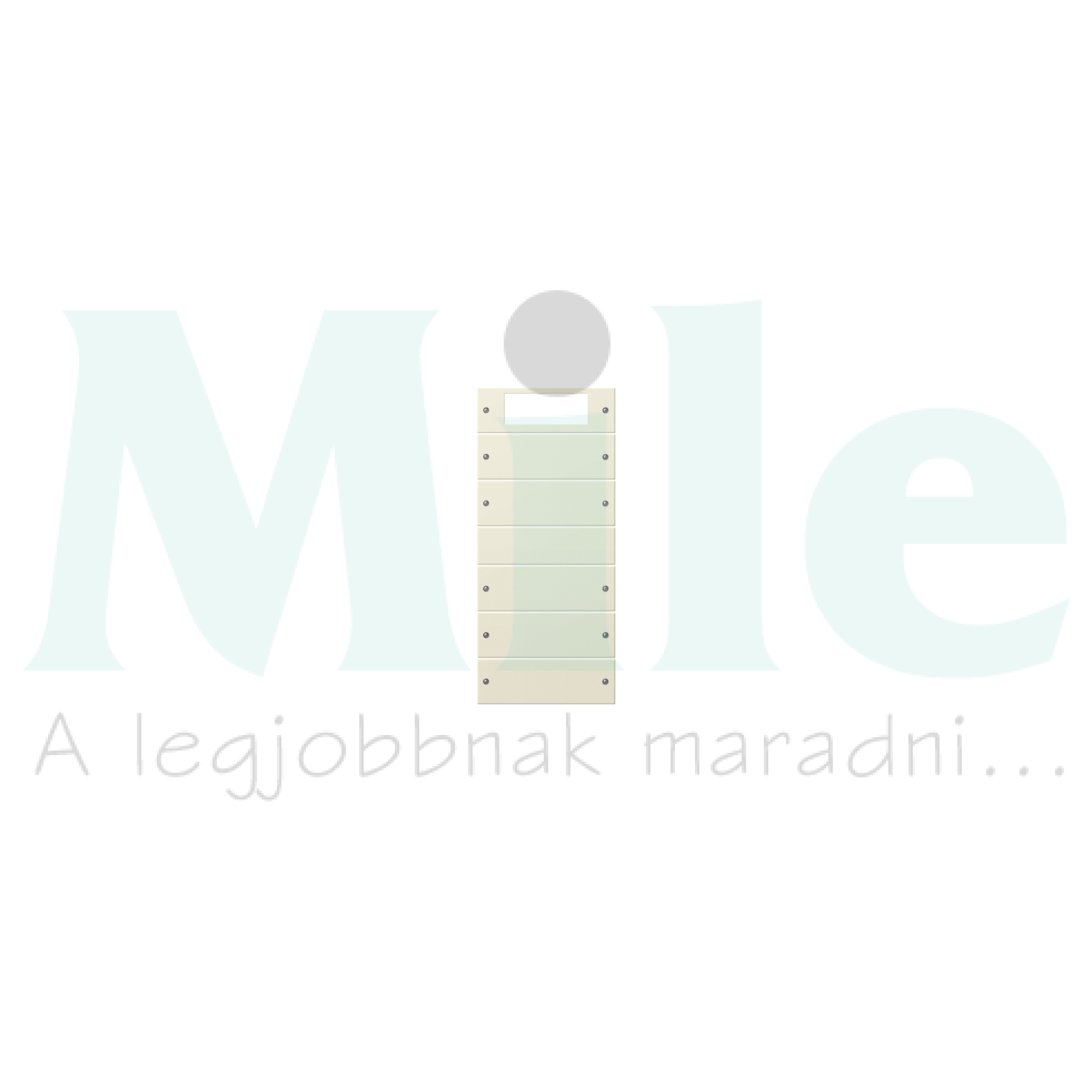 ST55 KNX érintőfedlap (2+3)pár=10gomb/2modul +termosztát krém GIRA