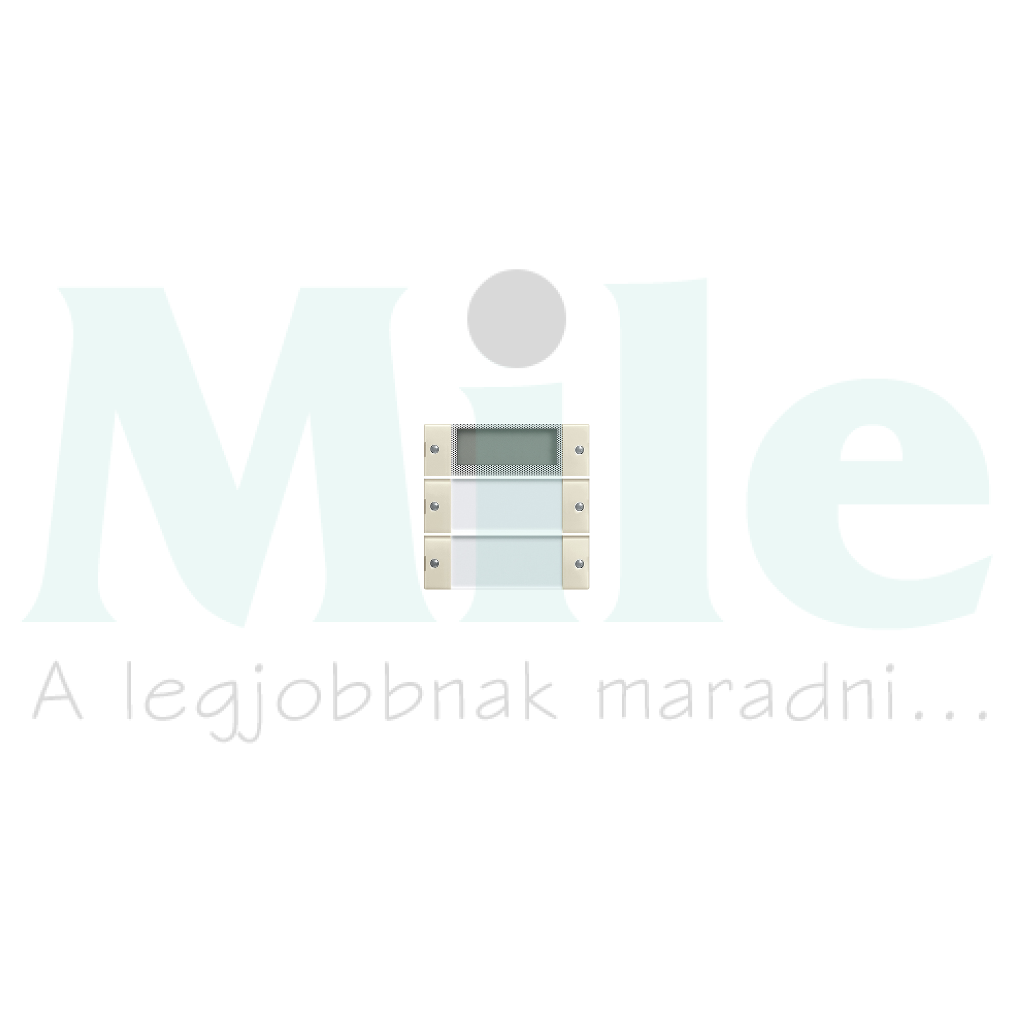 ST55 KNX érintőfedlap 2pár=4gomb/2modul +feliratmező +termosztát krém GIRA