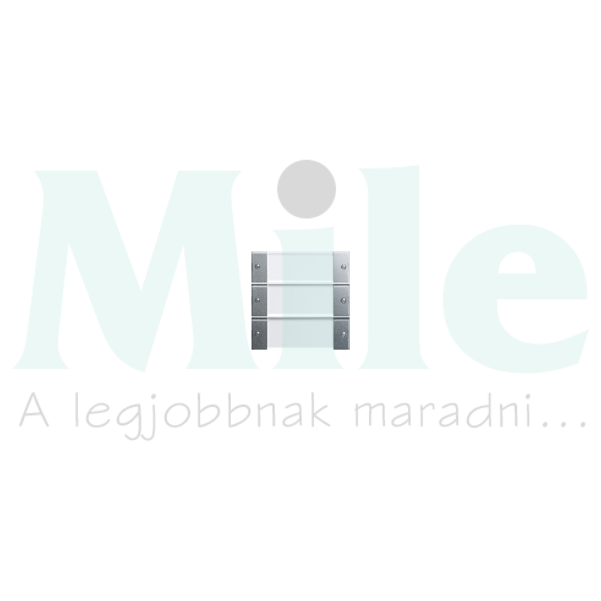 ST55 KNX érintőfedlap 3pár=6gomb/1modul +feliratmező alumínium GIRA