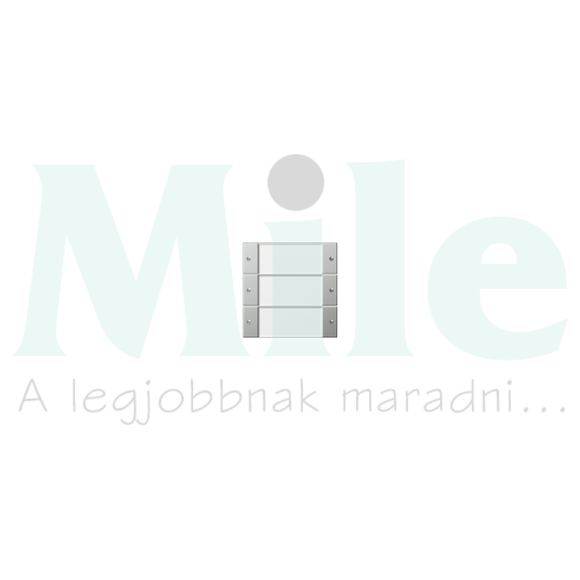 ST55 KNX érintőfedlap 3pár=6gomb/1modul +feliratmező nemesacél GIRA