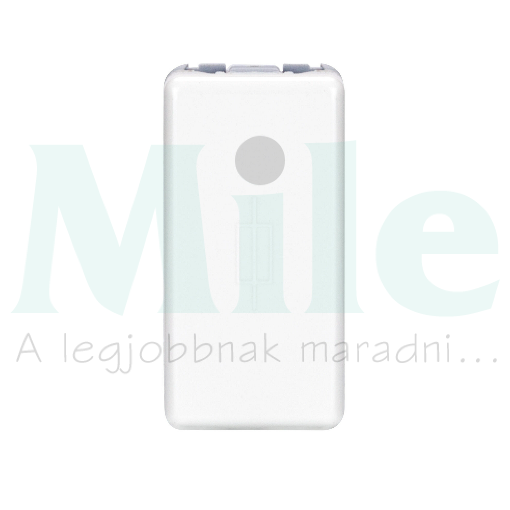 System biztosítóaljzat moduláris 1M fehér 6.3x32mm 16A 250V AC előlapba GEWISS