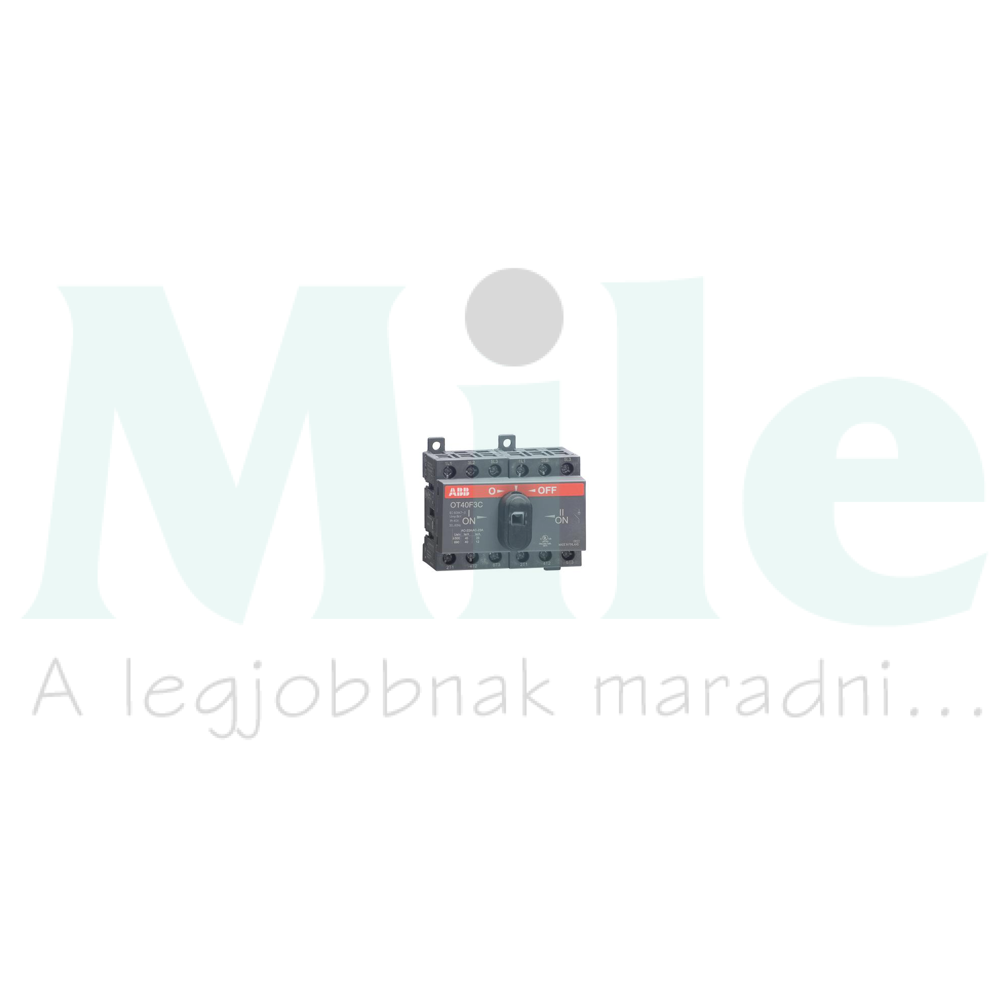 Szakaszoló átkapcsoló 40A 3P OT40F3C ABB
