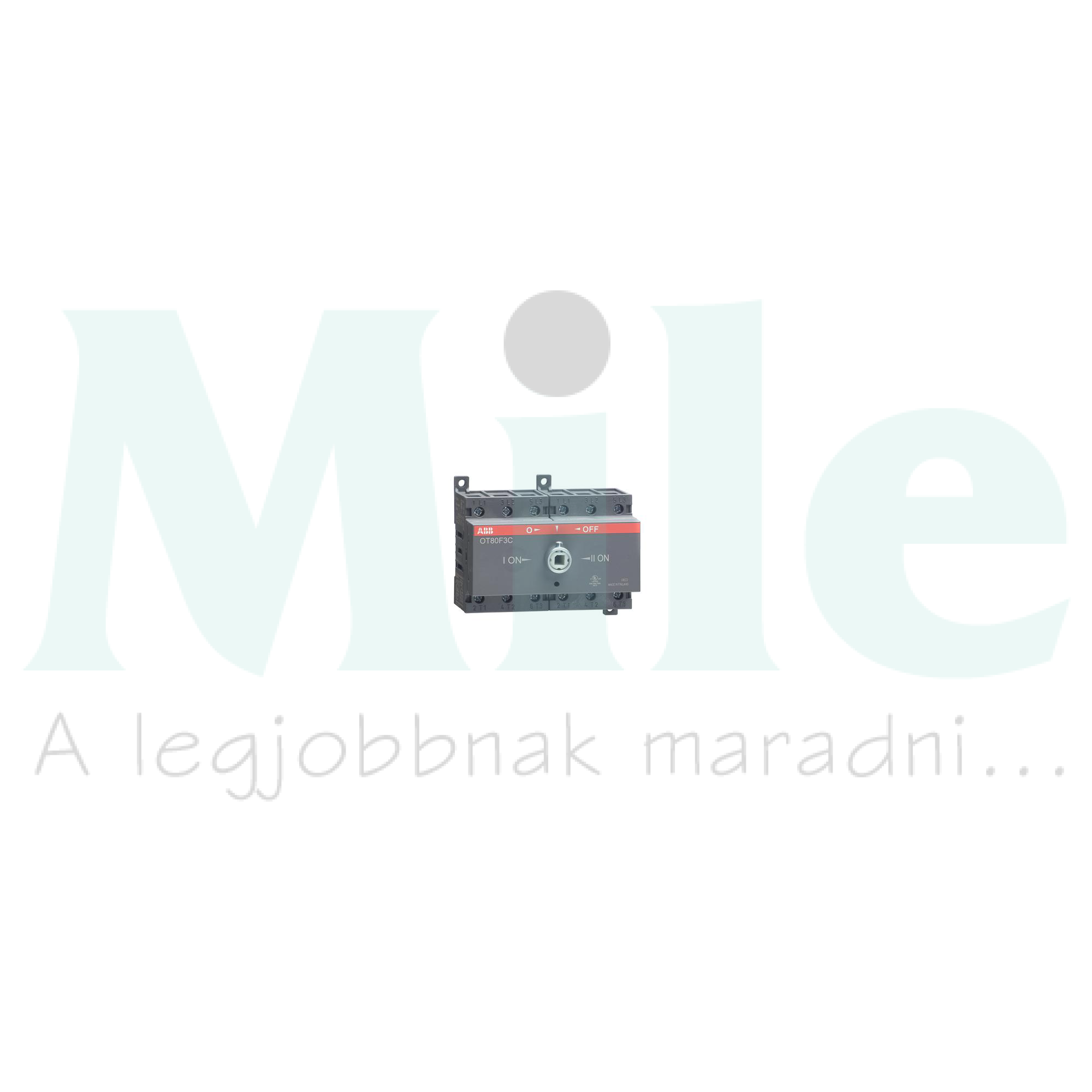 Szakaszoló átkapcsoló I-0-II 80A 3P OT80F3C ABB