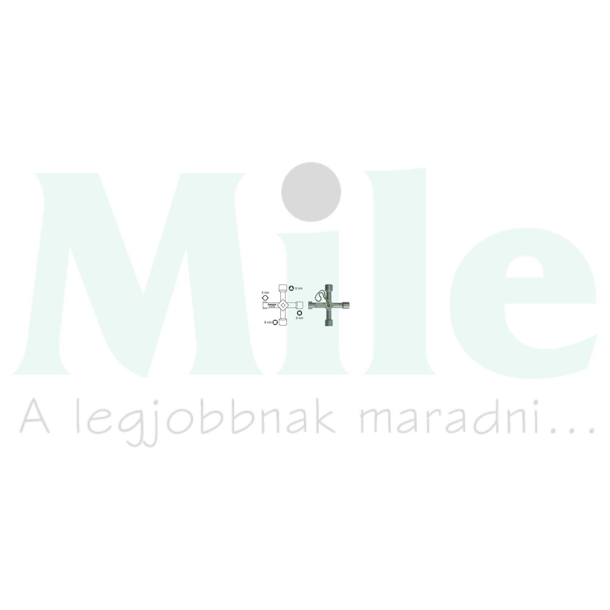 Szekrénykulcs univerzális HUPkey Haupa