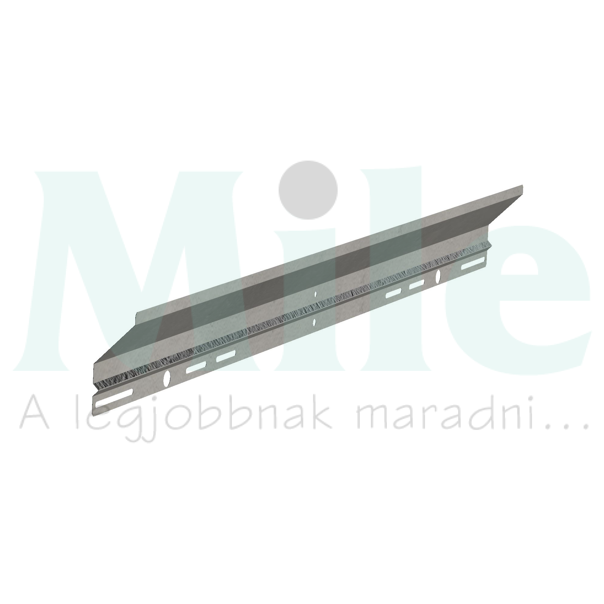 Szélterelő lemez napelemhez 10° alumínium Flat S10WD-1800 AEROCOMPACT