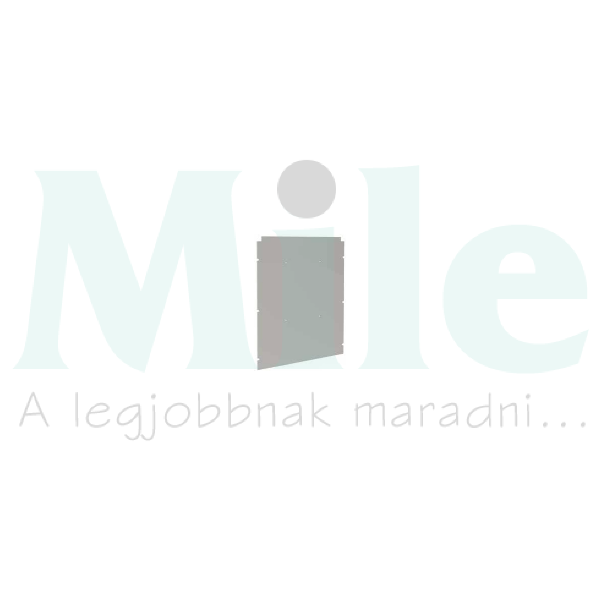 Szerelőlap 0-méretű sima oldalfalú DC szekrényhez műanyag kezeletlen PMIDC 0 Emiter