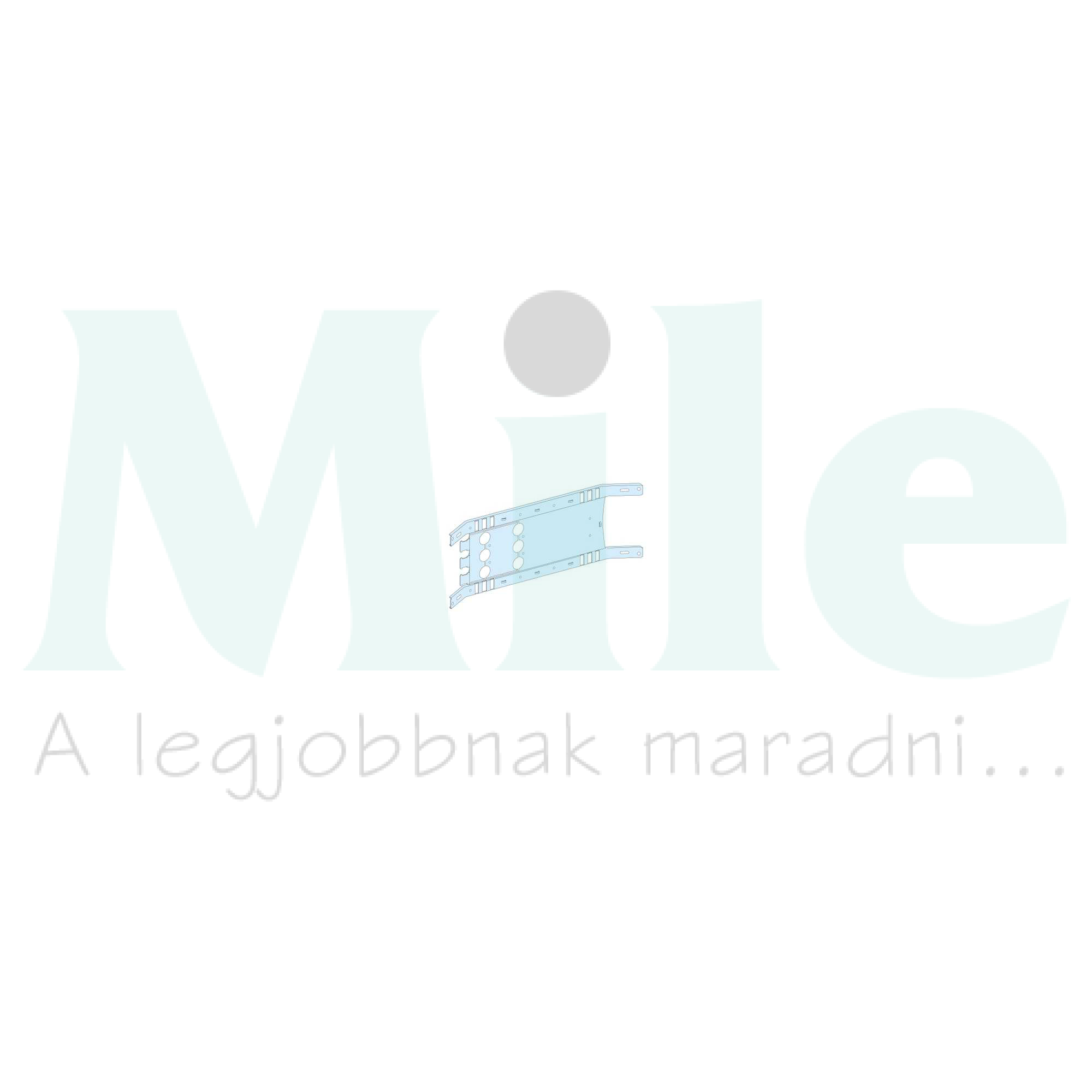 Szerelőlemez függőleges fix 3x4P vagy 4x3P NS-INS250-hez acél 150mm-ma Prisma P Schneider