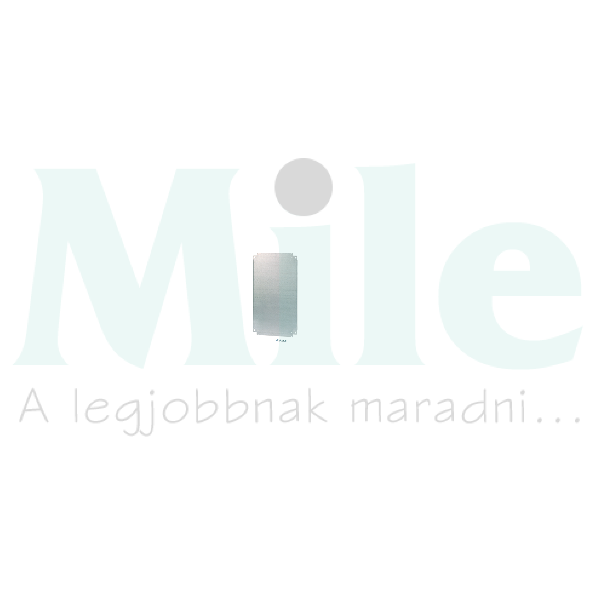 Szerelőlap acél 280mm x 243mm galvanizált Orion Plus Hager