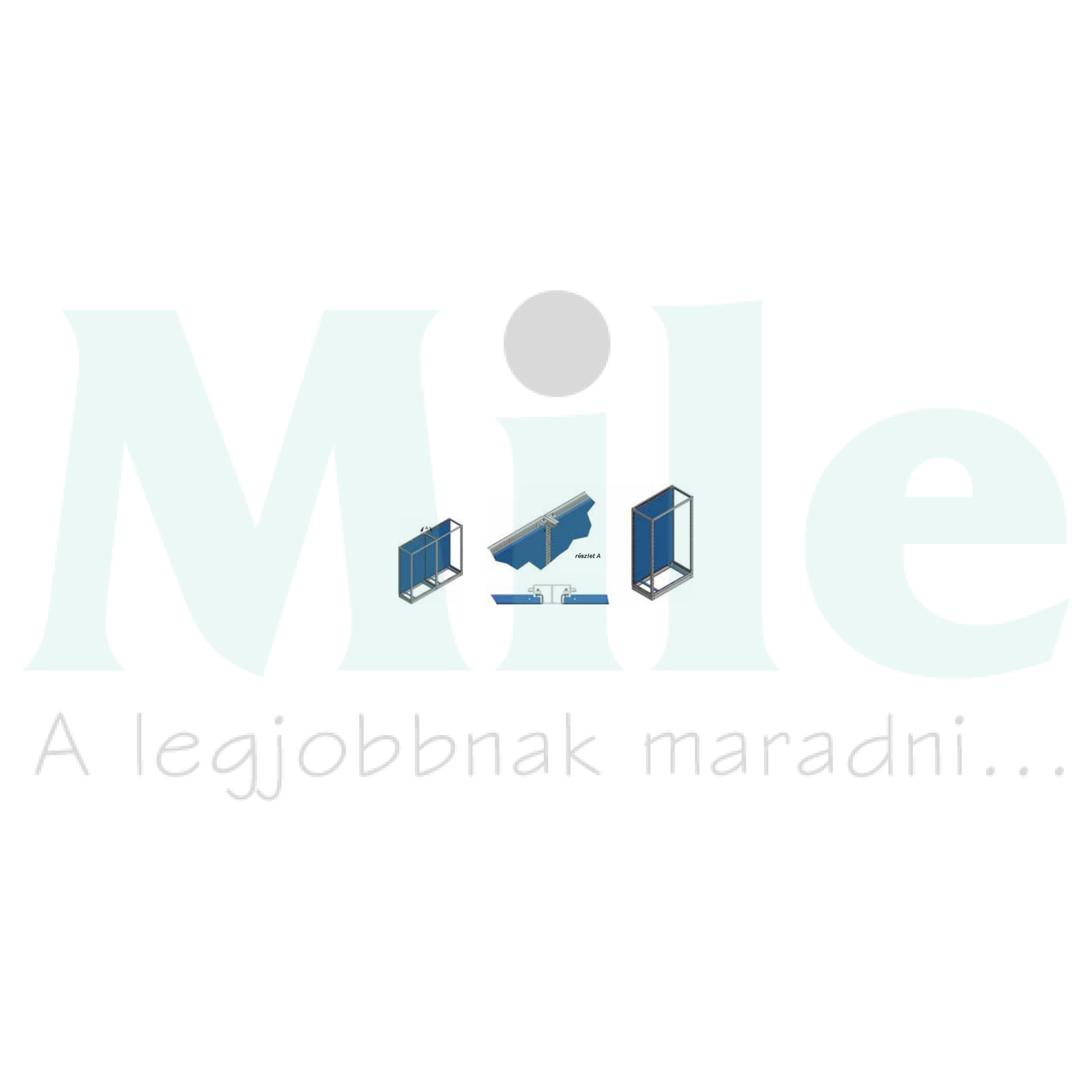 Szerelőlap D-hez acél 800mm x 1800mm galvanizált EAE