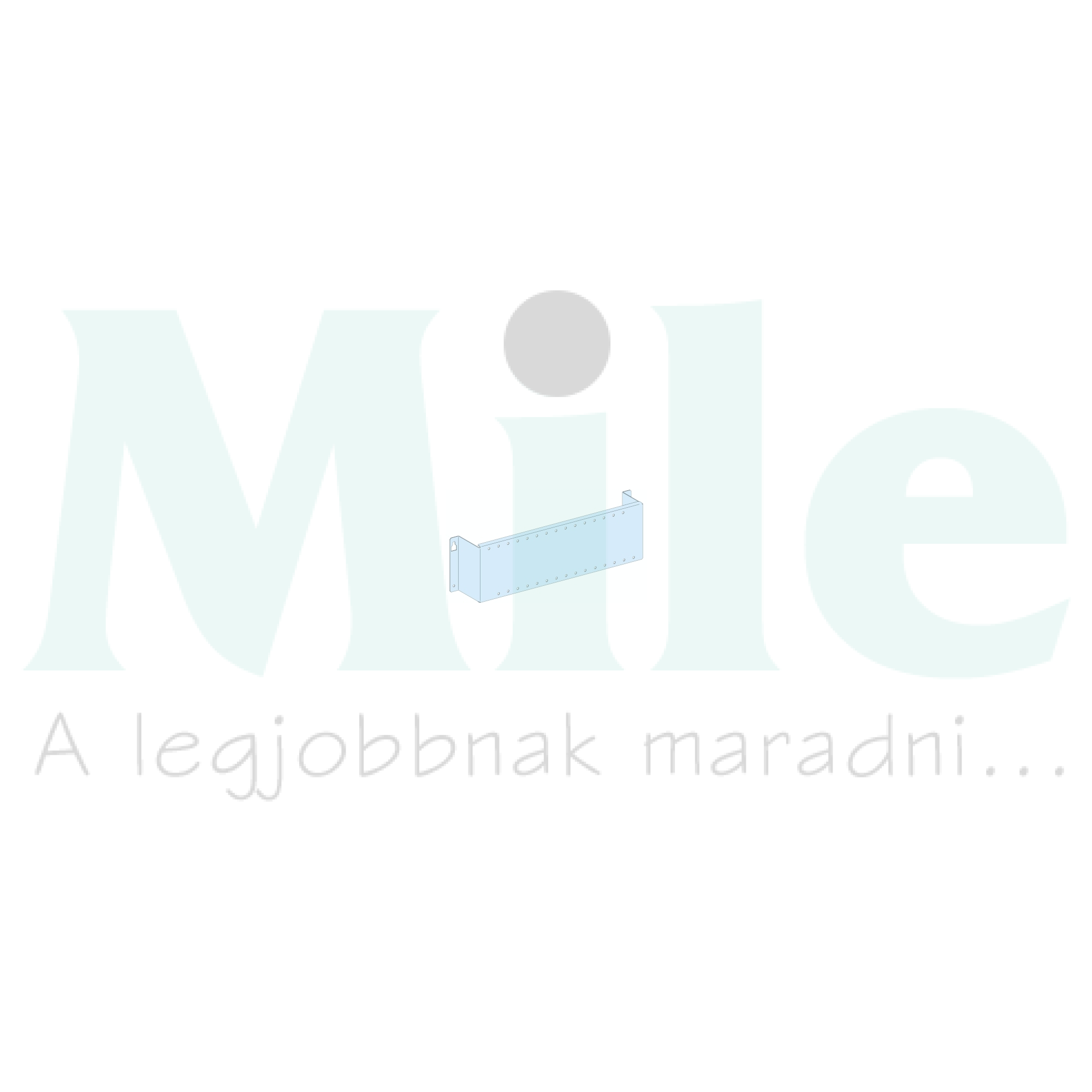 Szerelőlap EZC100-hoz acél 150mm-ma 600mm-sz Prisma G Schneider