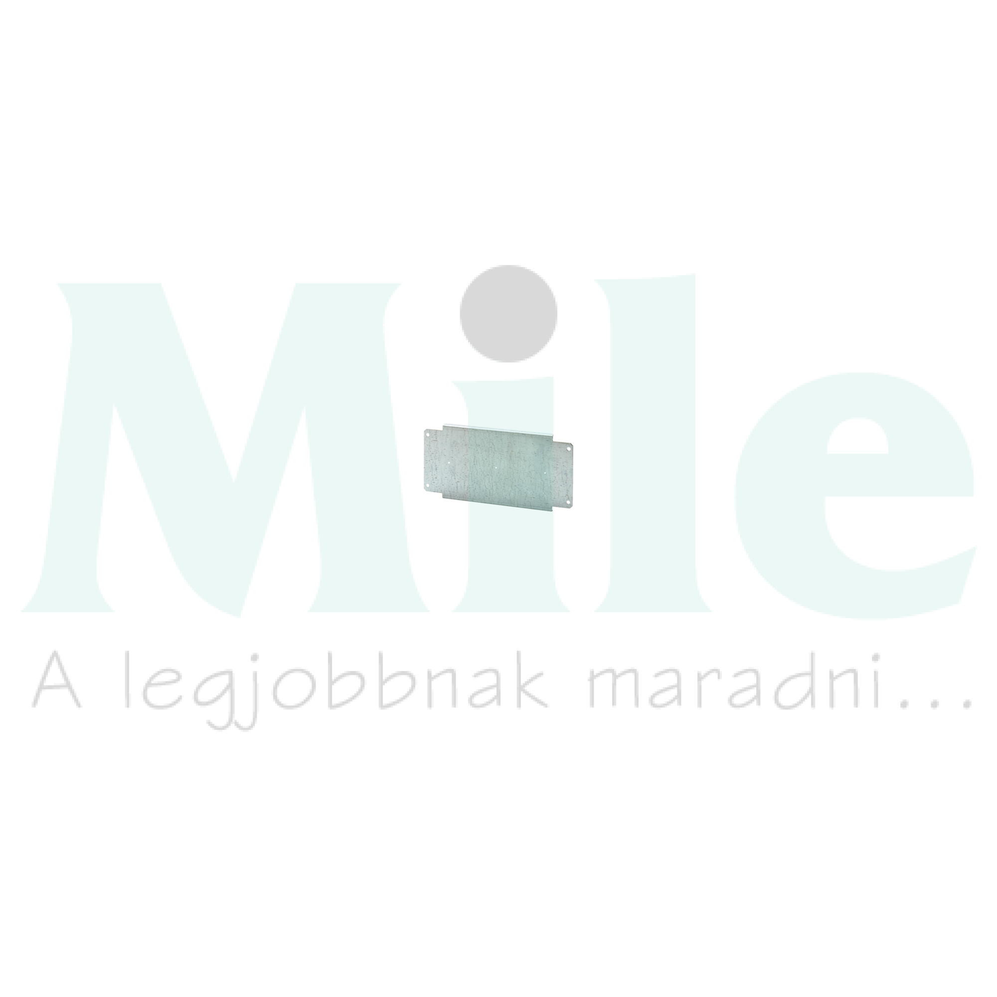 Szerelőlap fix acél 150mm x 500mm galvanizált Orion Plus Hager