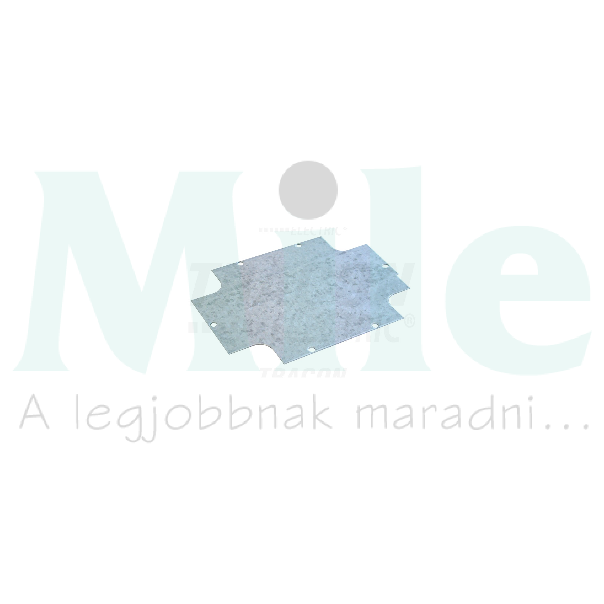 Szerelőlap MD-dobozhoz galvanizált acél 172x172mm MD TRACON