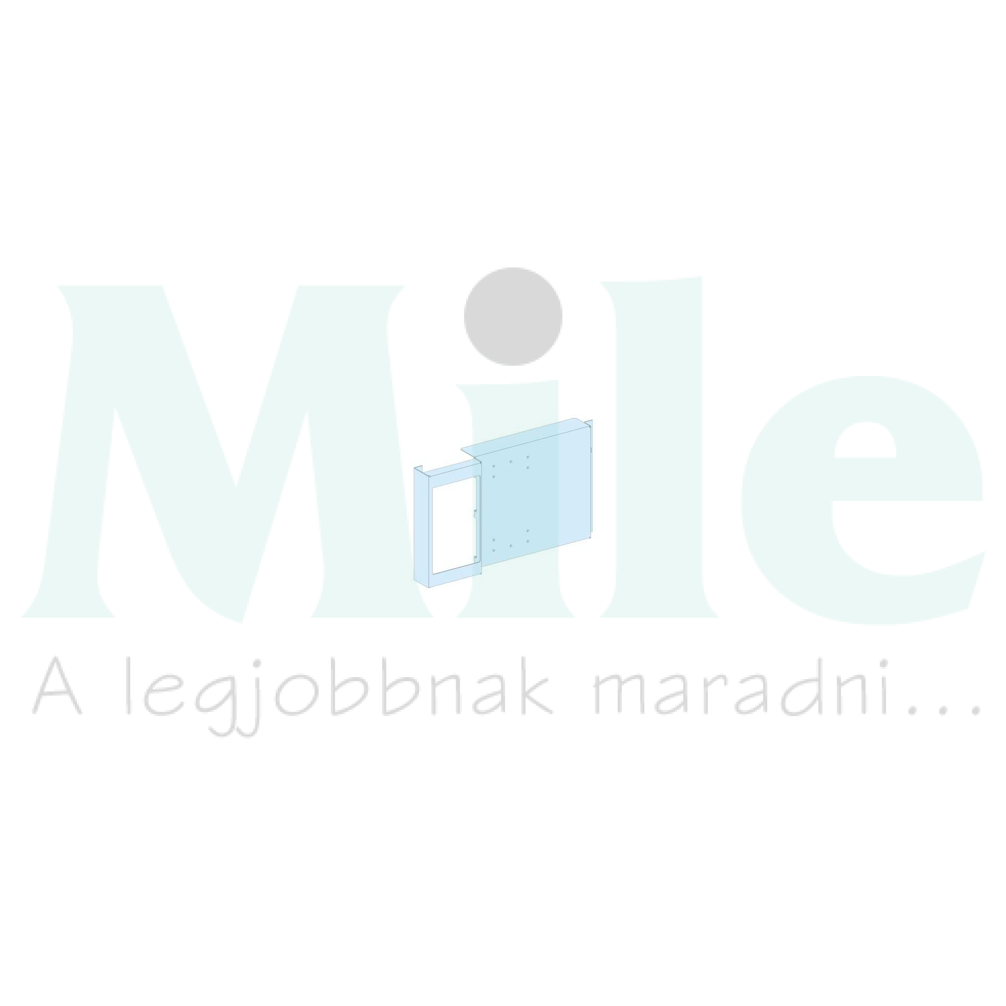 Szerelőlap billenőkaros függőleges NS-INS630-hoz acél 300mm-ma 600mm-sz Prisma G Schneider