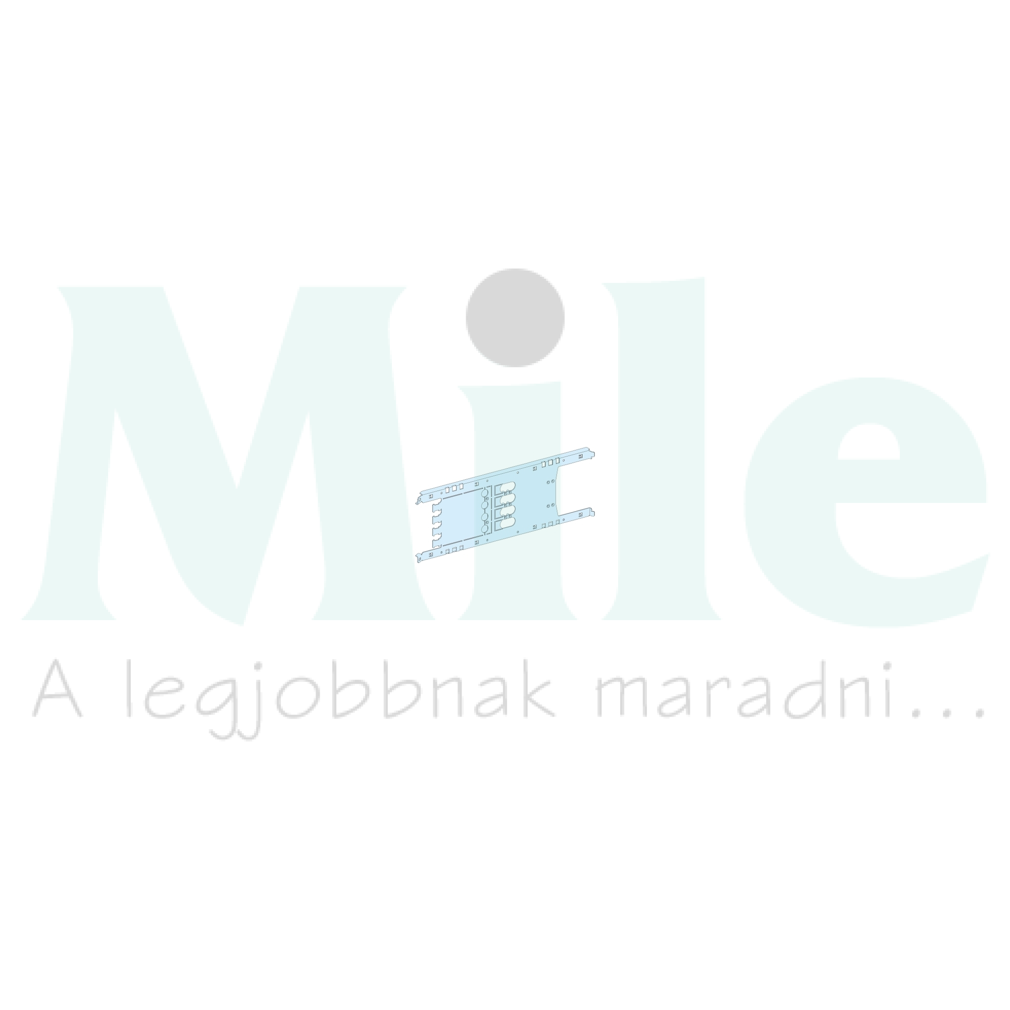 Szerelőlemez vízszintes fix/dug. 4P NS250-hez acél 200mm-ma 650mm-sz Prisma P Schneider