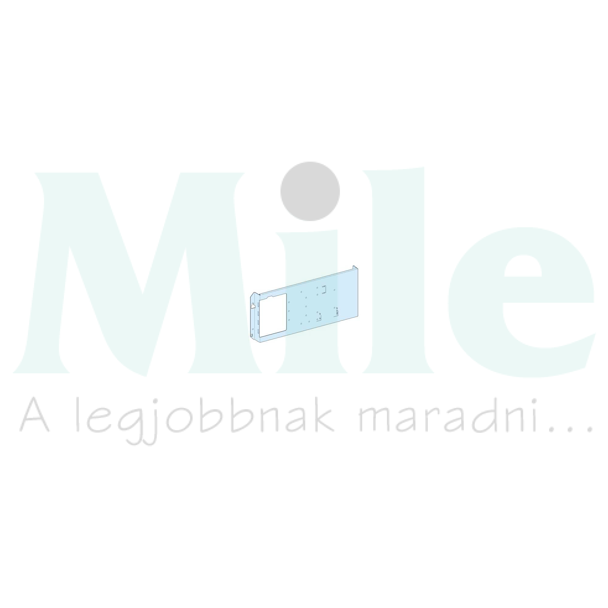 Szerelőlap vízszintes NS250-hez acél 150mm-ma 600mm-sz Prisma G Schneider