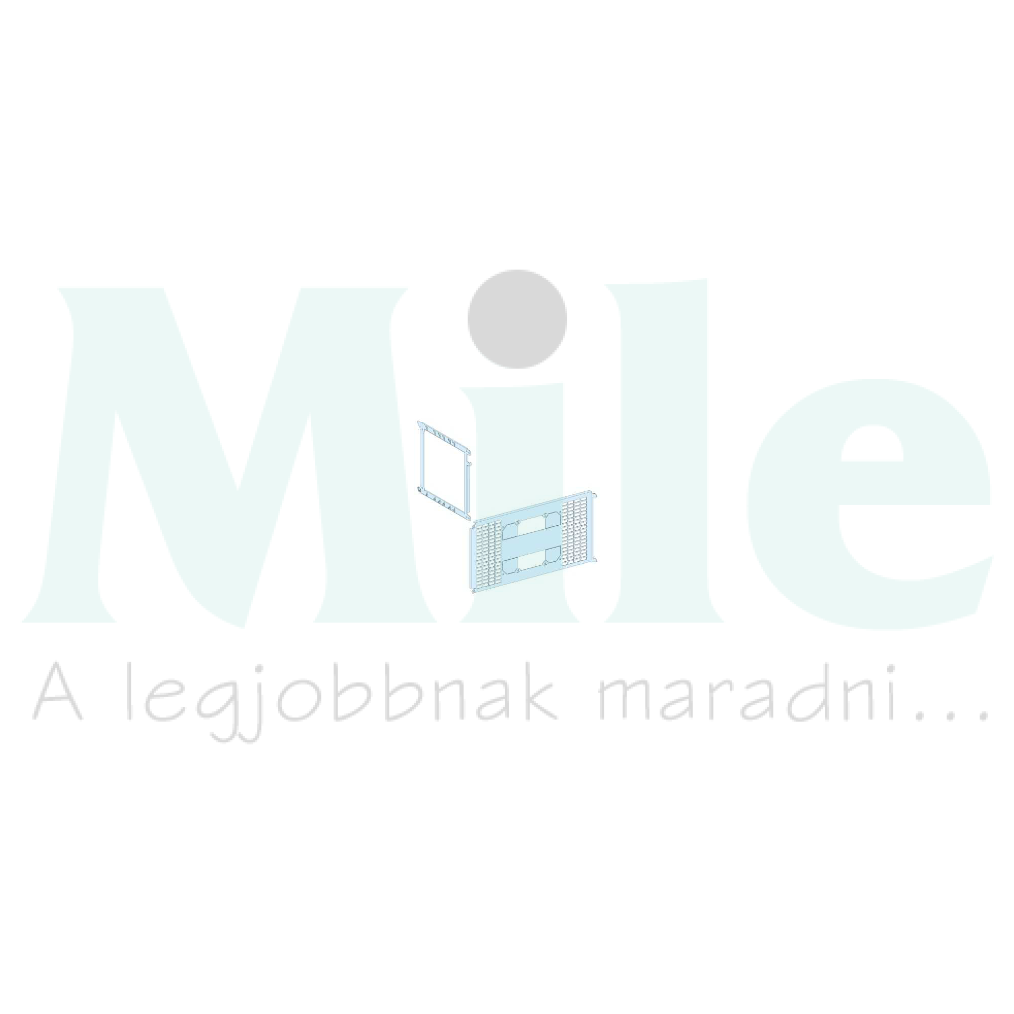 Szerelőlemez függőleges fix 3/4P NS1600-hoz acél 300mm-ma 650mm-sz Prisma P Schneider