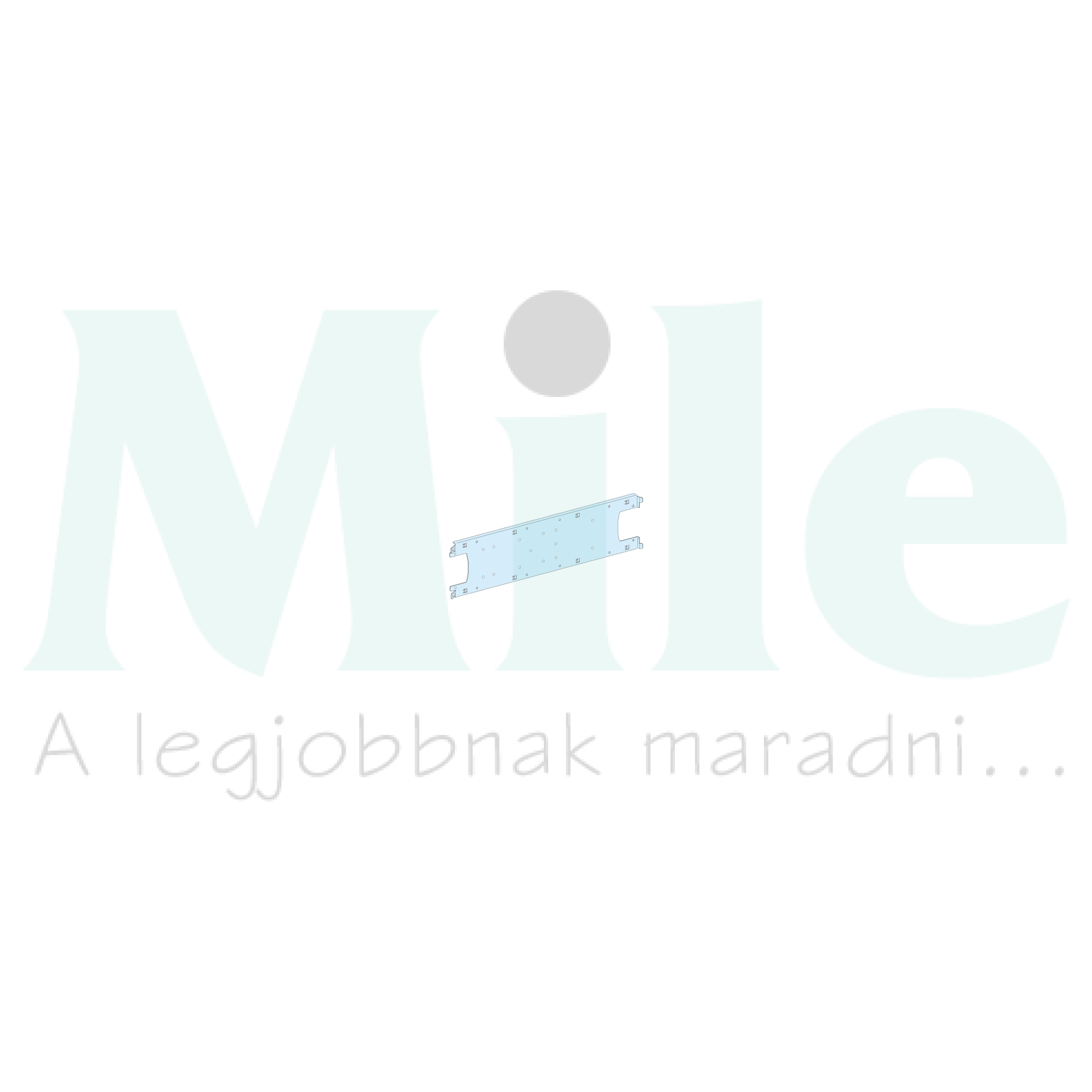 Szerelőlemez vízsz fix 4P INF40 vagy függő fix 3x4PINF40-hez acél 300mm-ma Prisma P Schneider