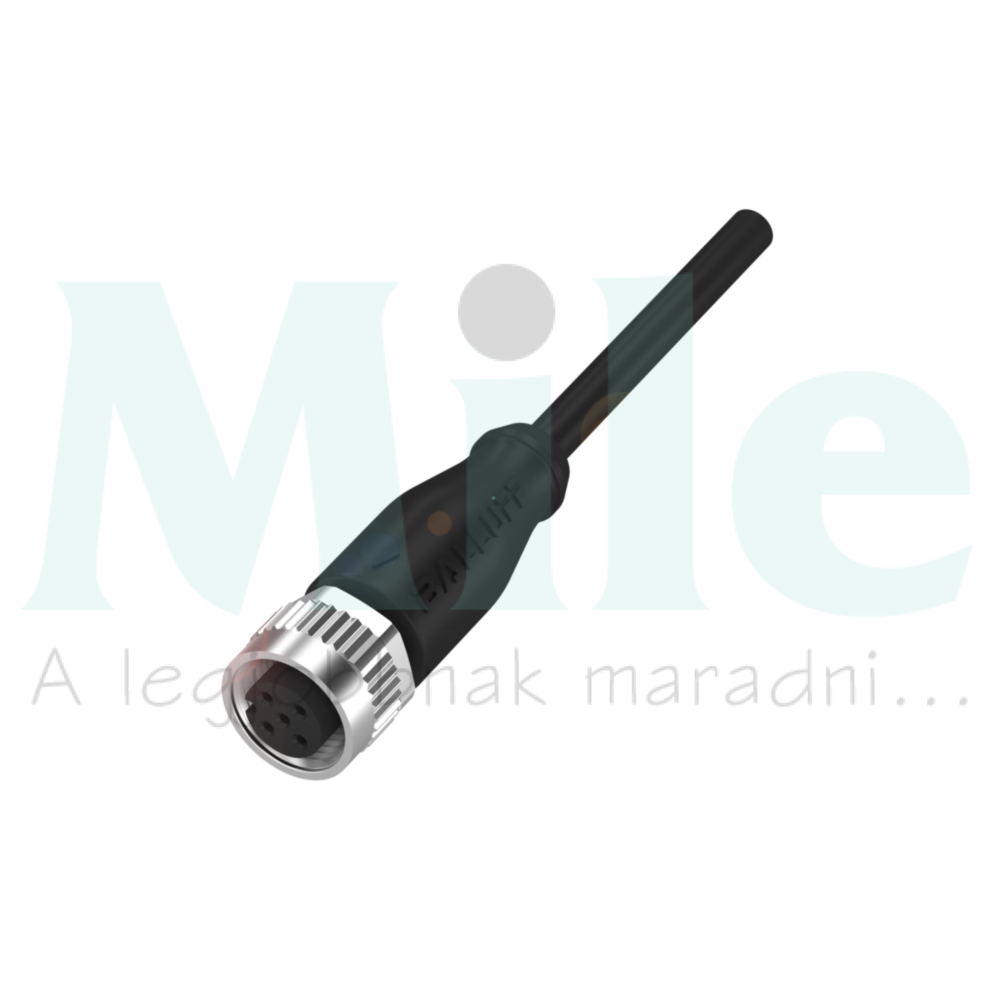 Szerelt érzékelőkábel 4P M12 hüvely 10m 4A 250V M415-0000-1A-003-PX0434-100 Balluff