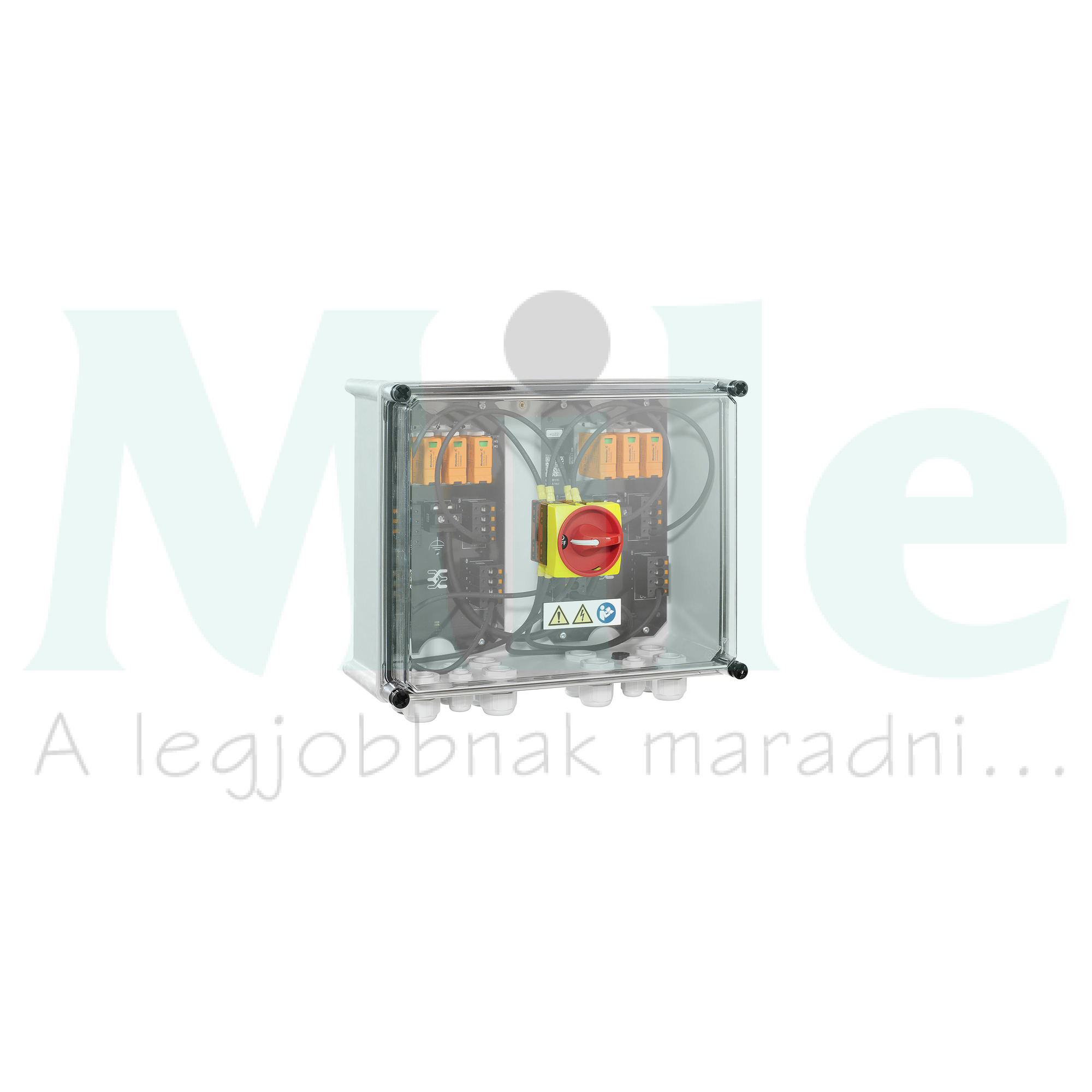 Szolár DC elosztó komplett 1kV 2MPP I+II-túlfesz DCkapcsoló IP66 PVN1M2I6S0FXV1O0TXPX10 Weidmüll