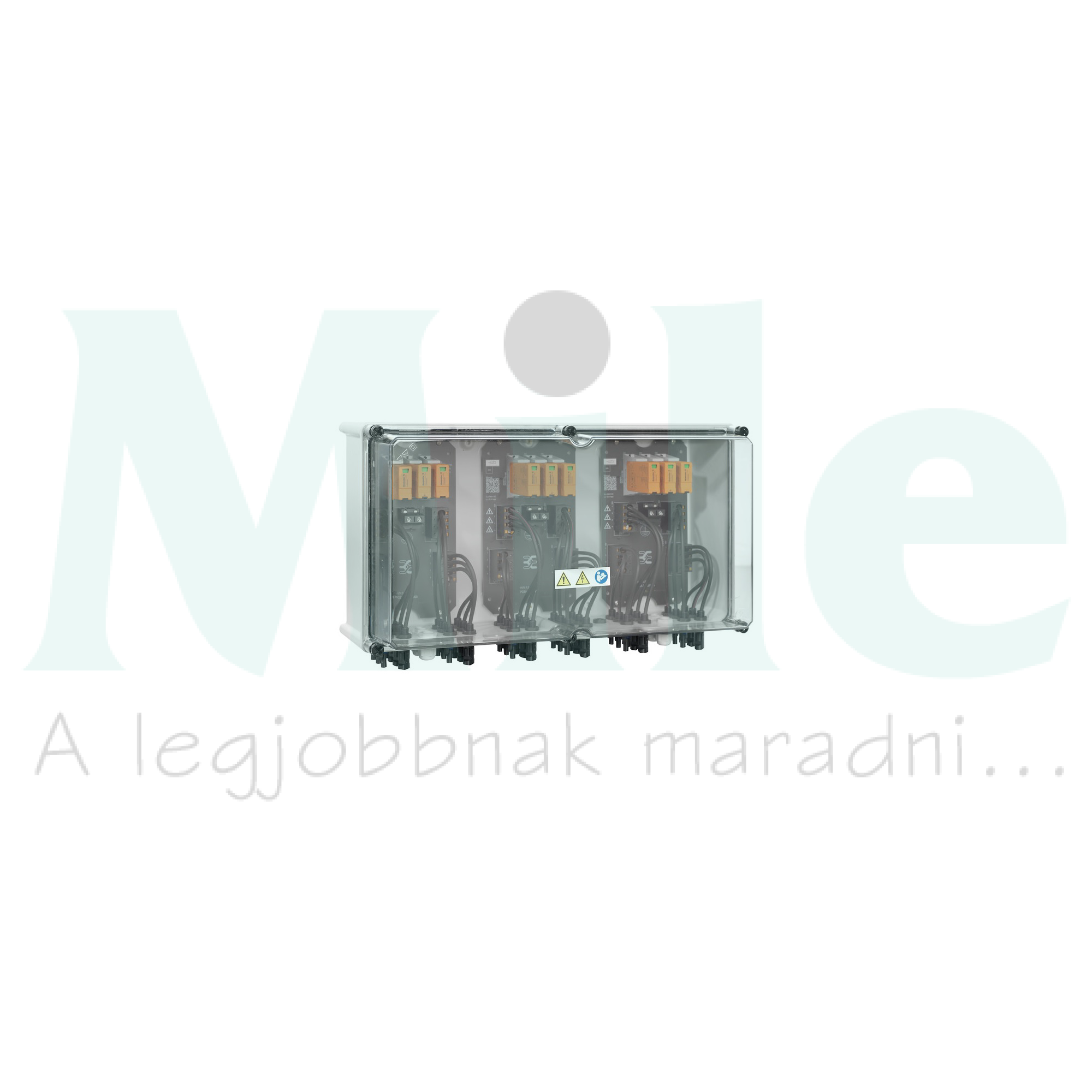 Szolár DC elosztó komplett 1kV 3MPP I+II-túlfesz 18x2-MC4 IP65 PVN1M3I9SXFXV1O1TXPX10 Weidmüller