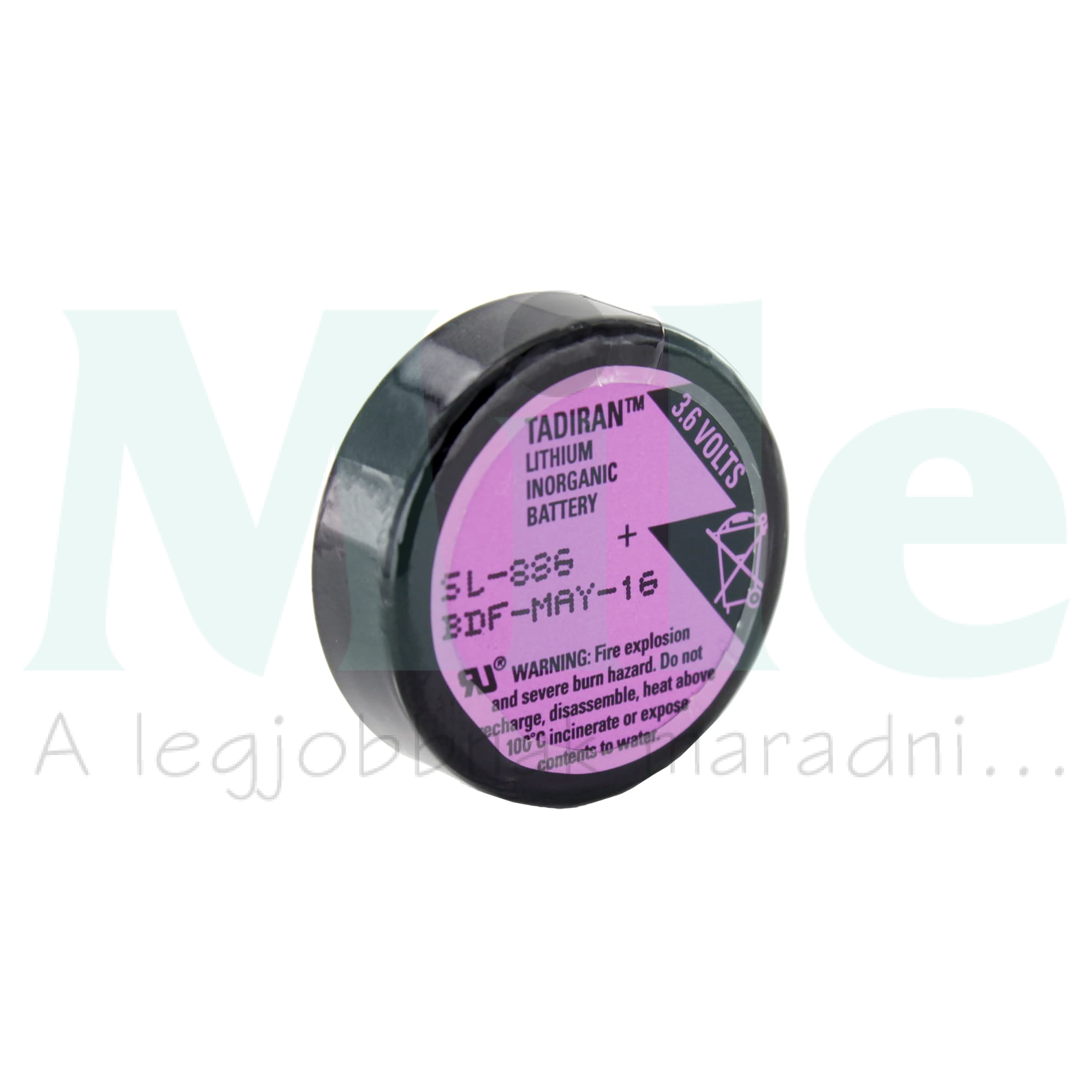Elem 1/6D lítium-thionyl-klorid (Li-SoCl2) 3.6V lítium TADIRAN