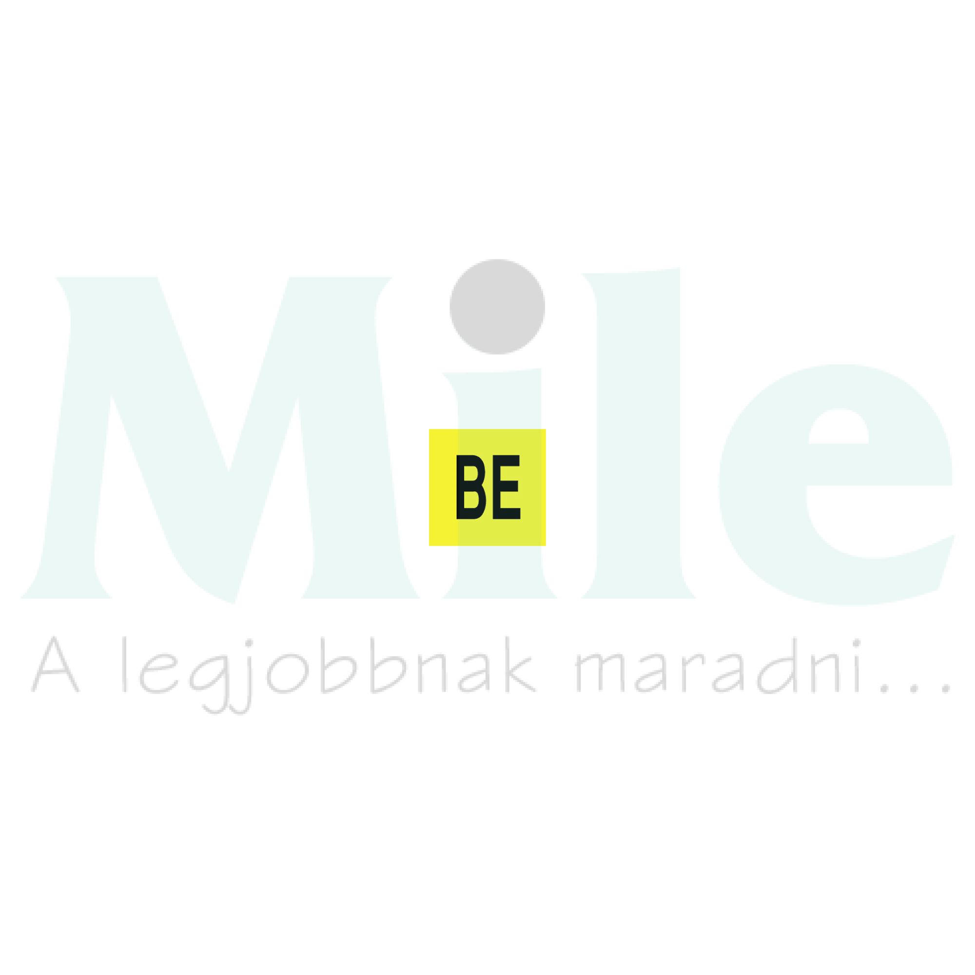 Tájékoztató matrica BE vinil öntapadós sárga 20mmx 20mmx műanyag 20db/ív 1db=1ív Agárdi Filmnyomó