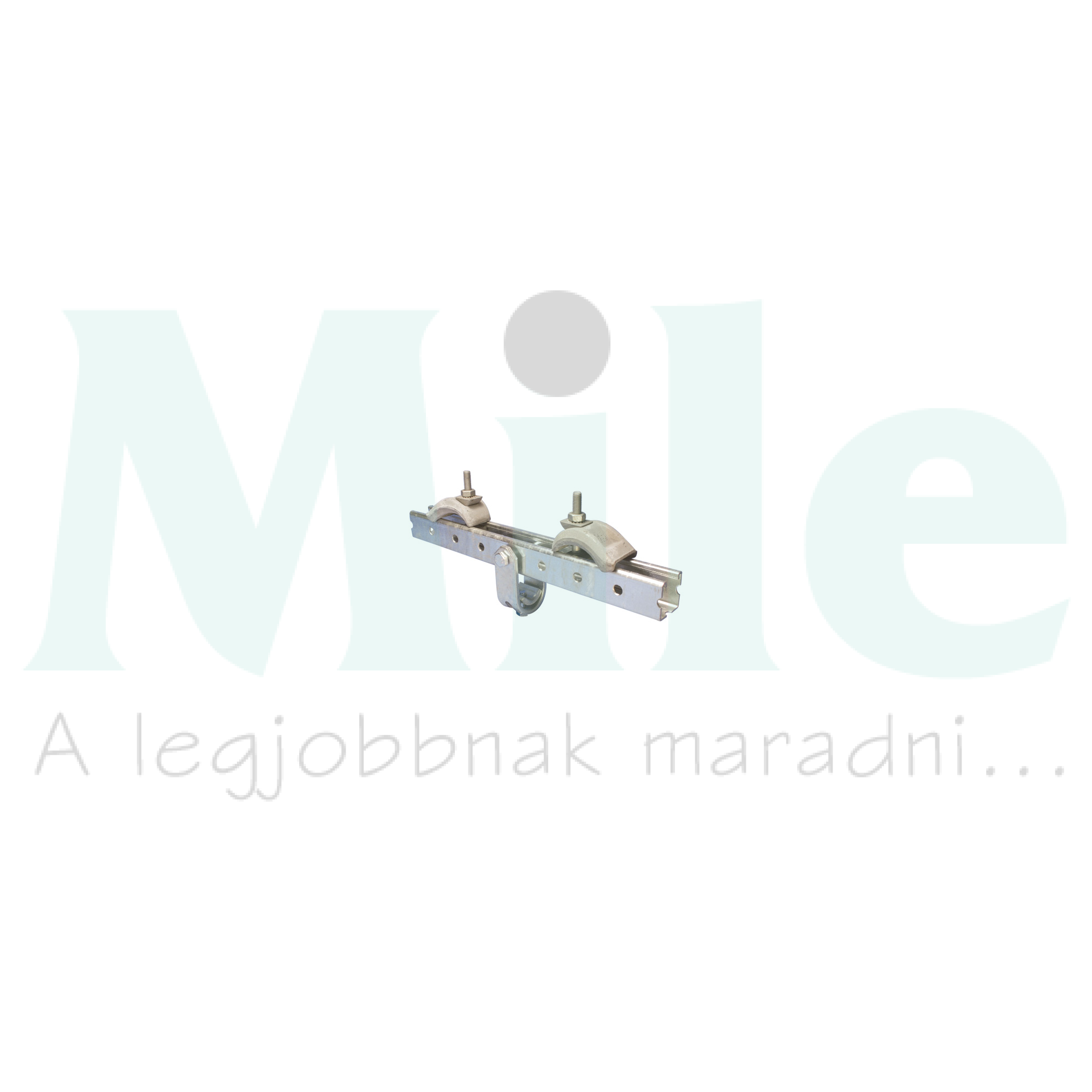 Tartókonzol I-gerenda alá 2rögzítővel horganyzott acél 400mm ERICO