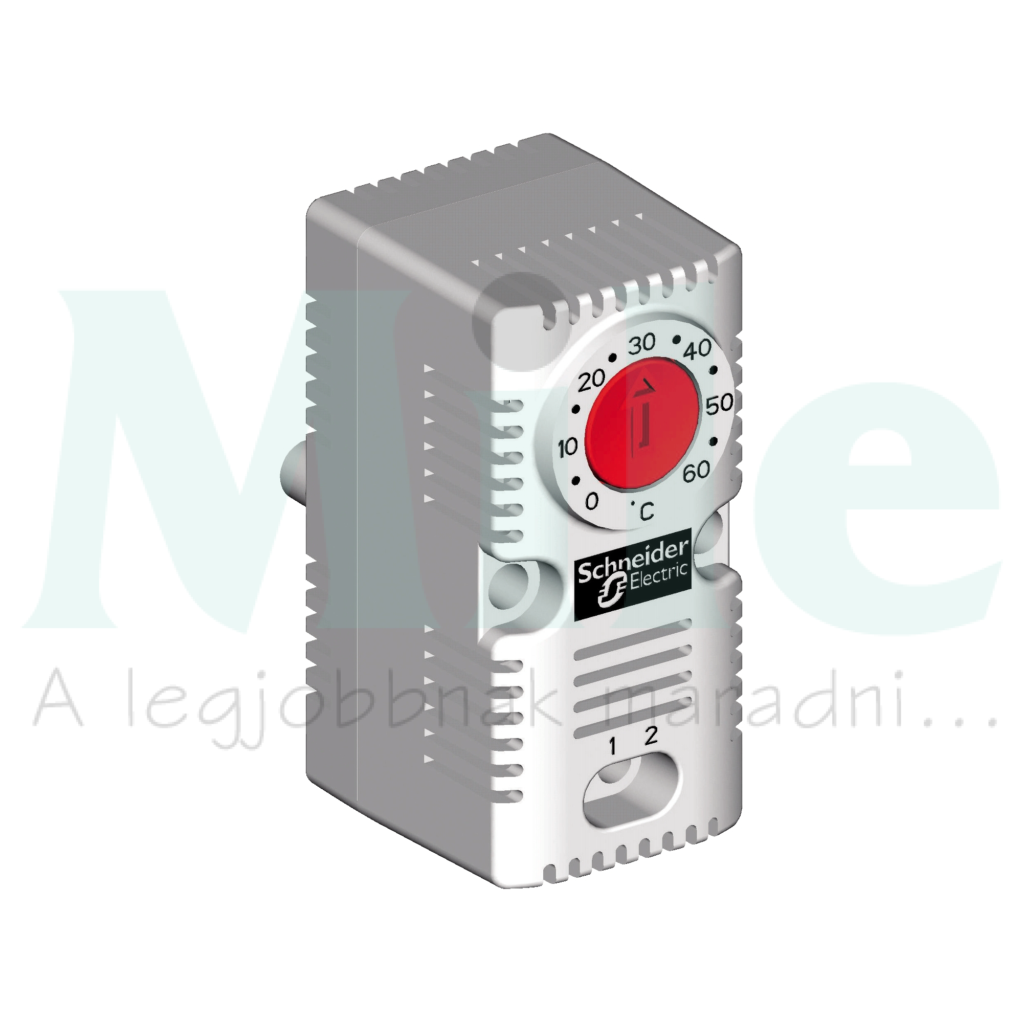 Termosztát sorolható fűtés 0-60°C 10A 250V nyitó ClimaSys CC Schneider