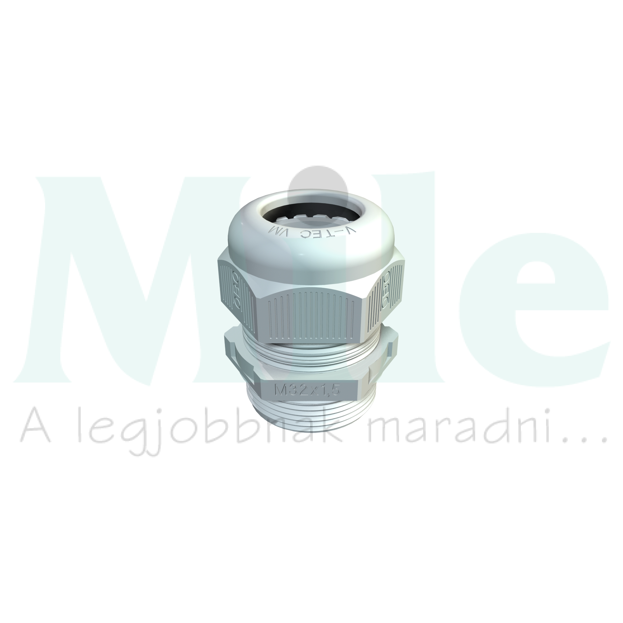 Tömszelence M 12 3.5-7mm-kábelátmérőhöz műanyag kezeletlen V-TEC VM12 LGR OBO-BETTERMANN