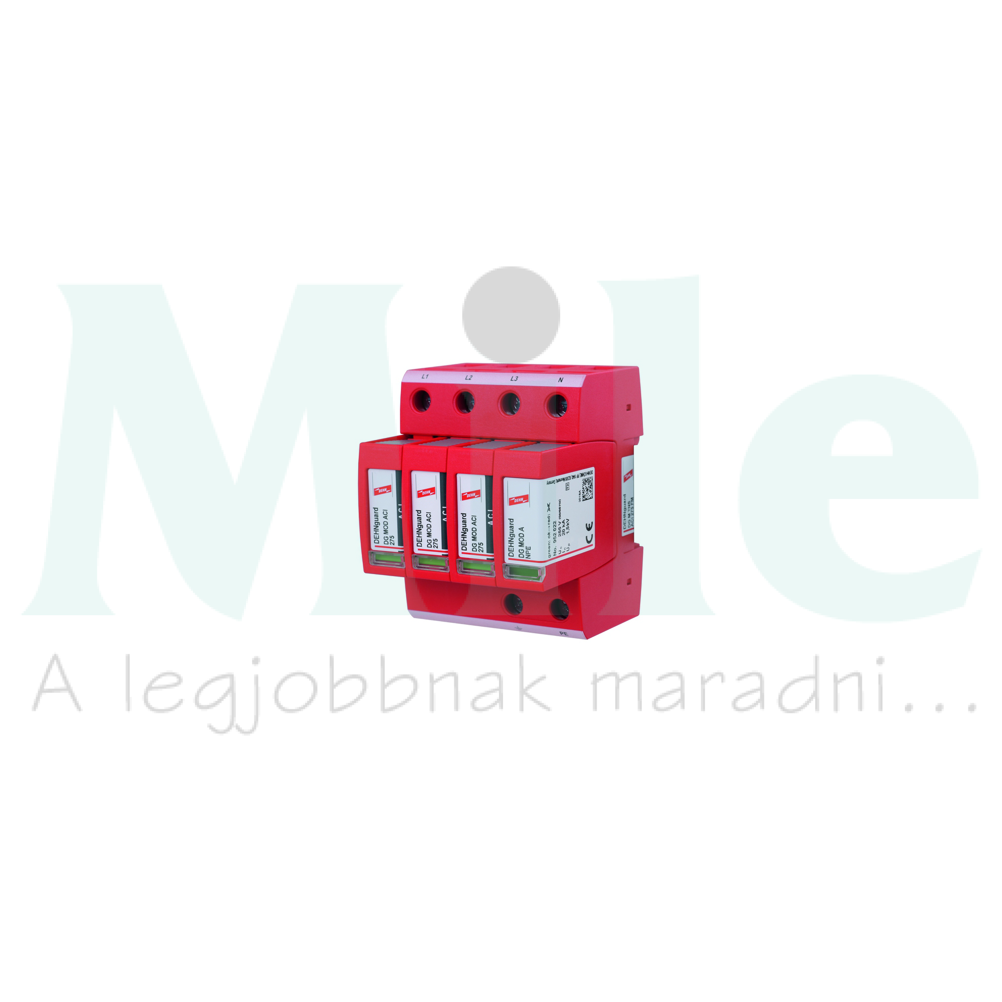 Túlfeszültség-korlátozó DEHNguard C 3P+N T2 TN-S 230V/AC 25kA 4M DG M TNS ACI 275 FM DEHN