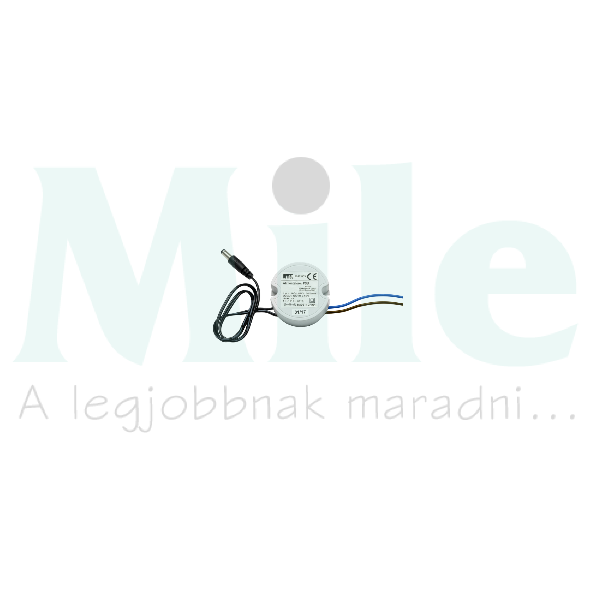 Tápegység kamerához 12VDC/1A dobozba IP66 URMET