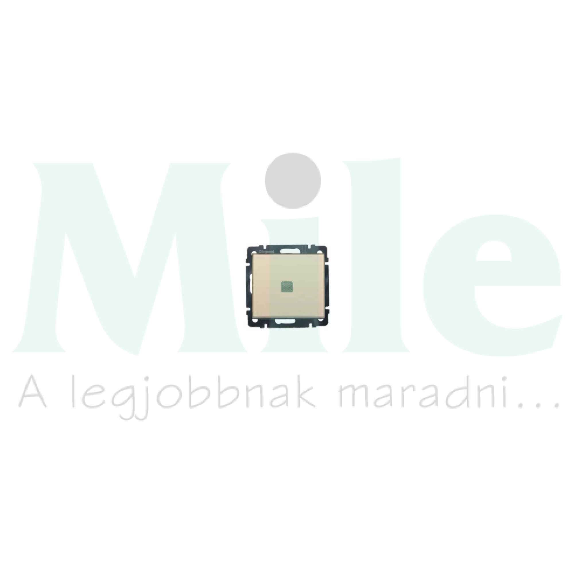 Valena 106+6 kettős váltókapcsoló jelzőfény betét közp. fedéllel elefántcsont süllyesztett IP31 LEGRAND