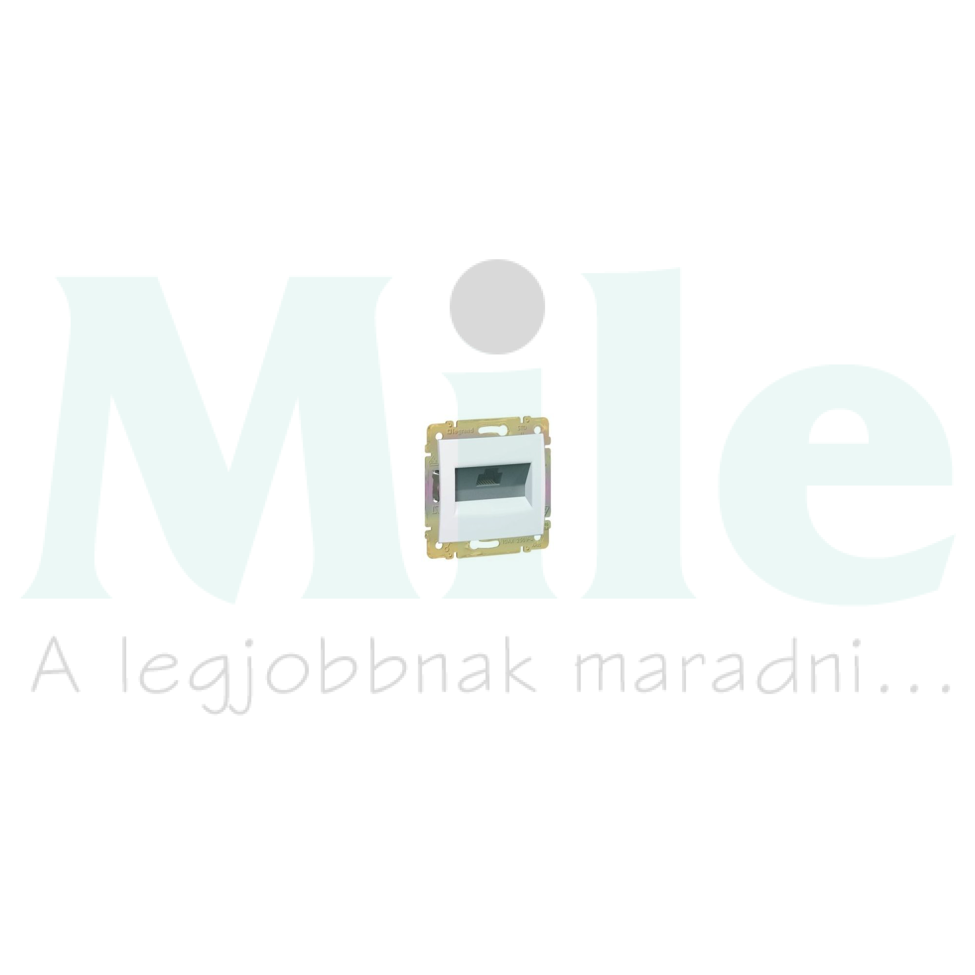 Valena adatcsatlakozó dugalj STP RJ45 8(8) Cat6 fehér csavaros LEGRAND