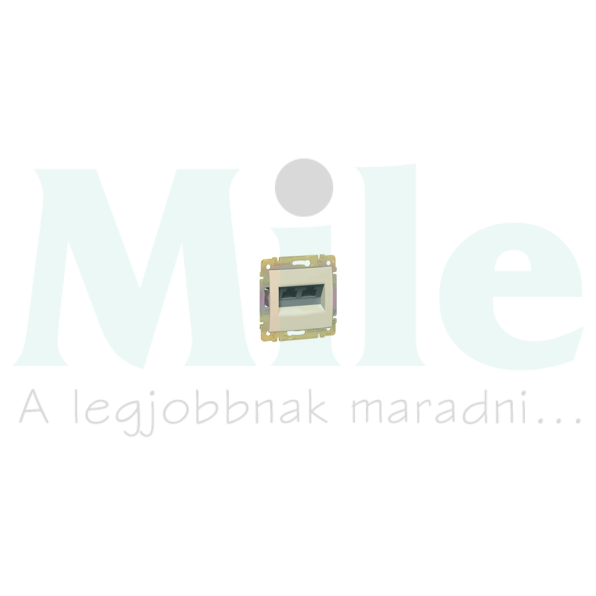 Valena adatcsatlakozó dugalj UTP RJ45 8(8) Cat5e elefántcsont LEGRAND