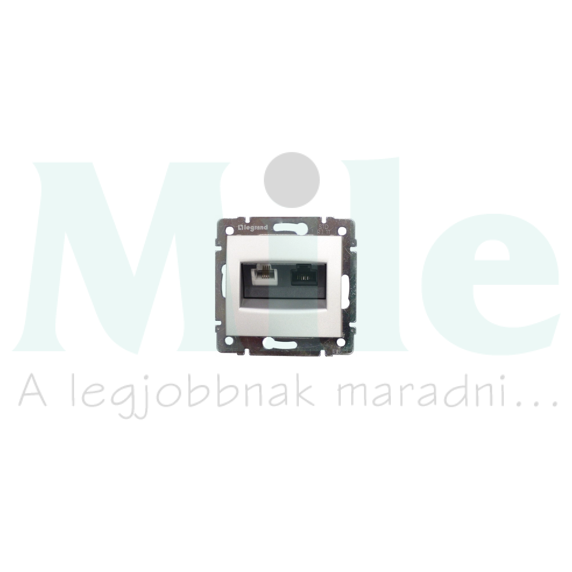 Valena adatcsatlakozó dugalj UTP RJ45 8(8) Cat5E + RJ11 Cat3 RJ45 8(8) alumínium csavaros LEGRAND