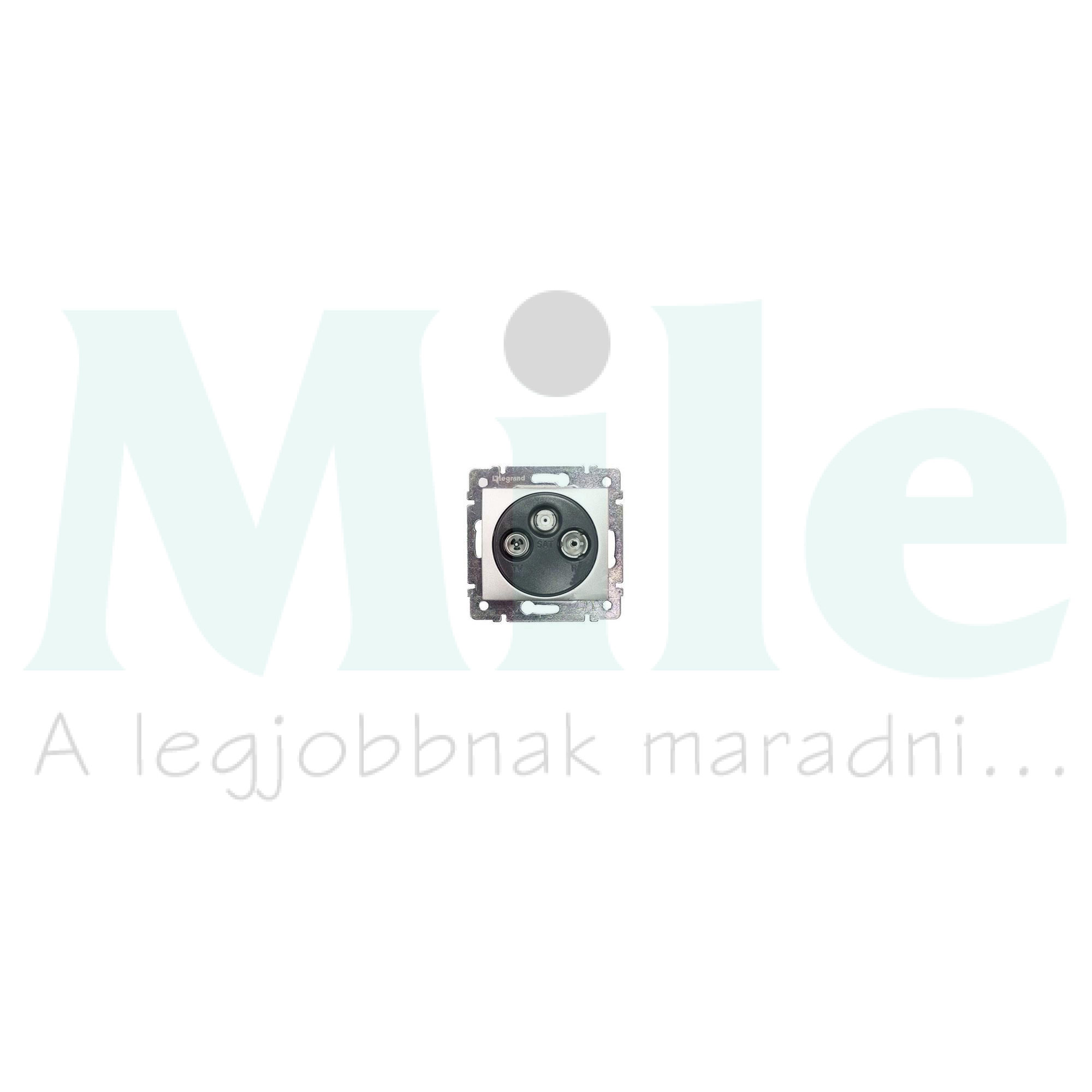 Valena antenna aljzat TV-R-SAT csillagpontos süllyesztett fehér 3-kimenet végzáró LEGRAND