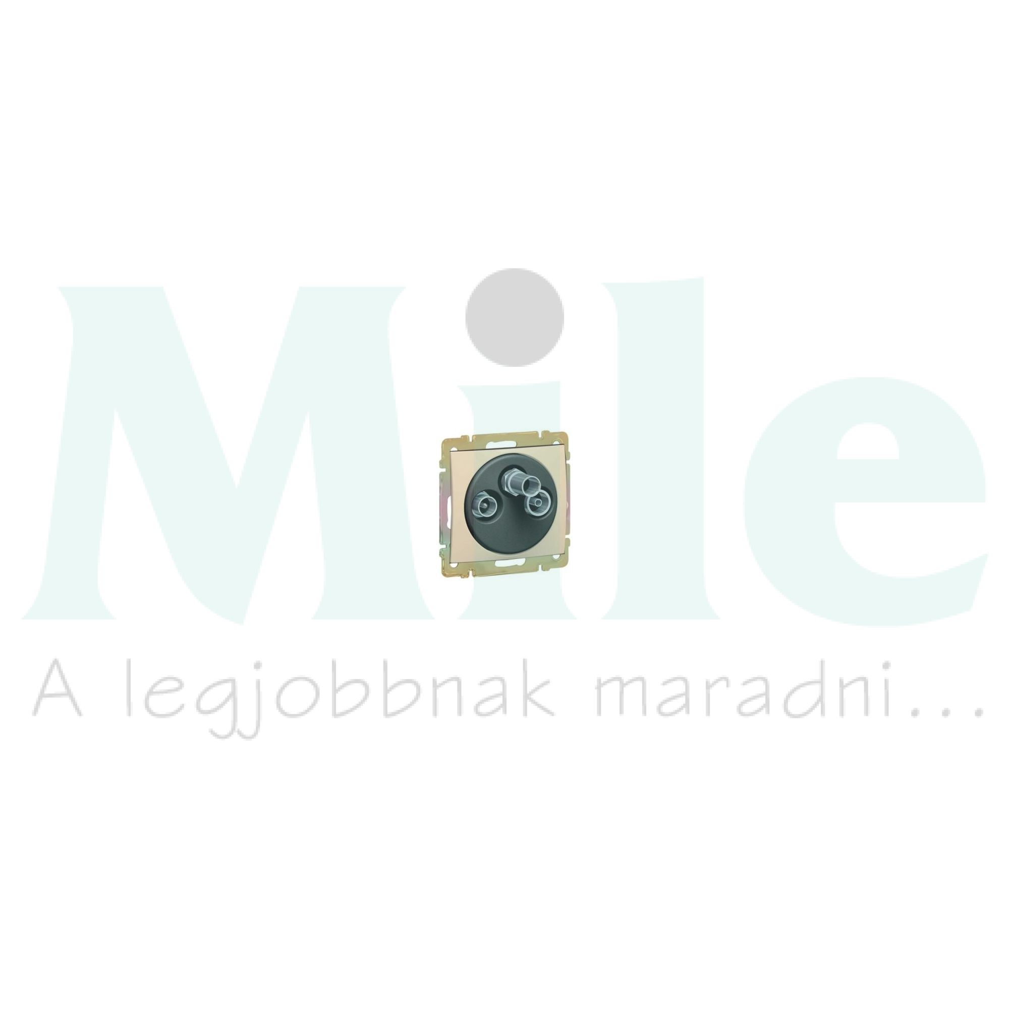 Valena antenna aljzat TV-R-SAT süllyesztett 3-kimenet átmenő 14dB/860MHz elefántcsont LEGRAND