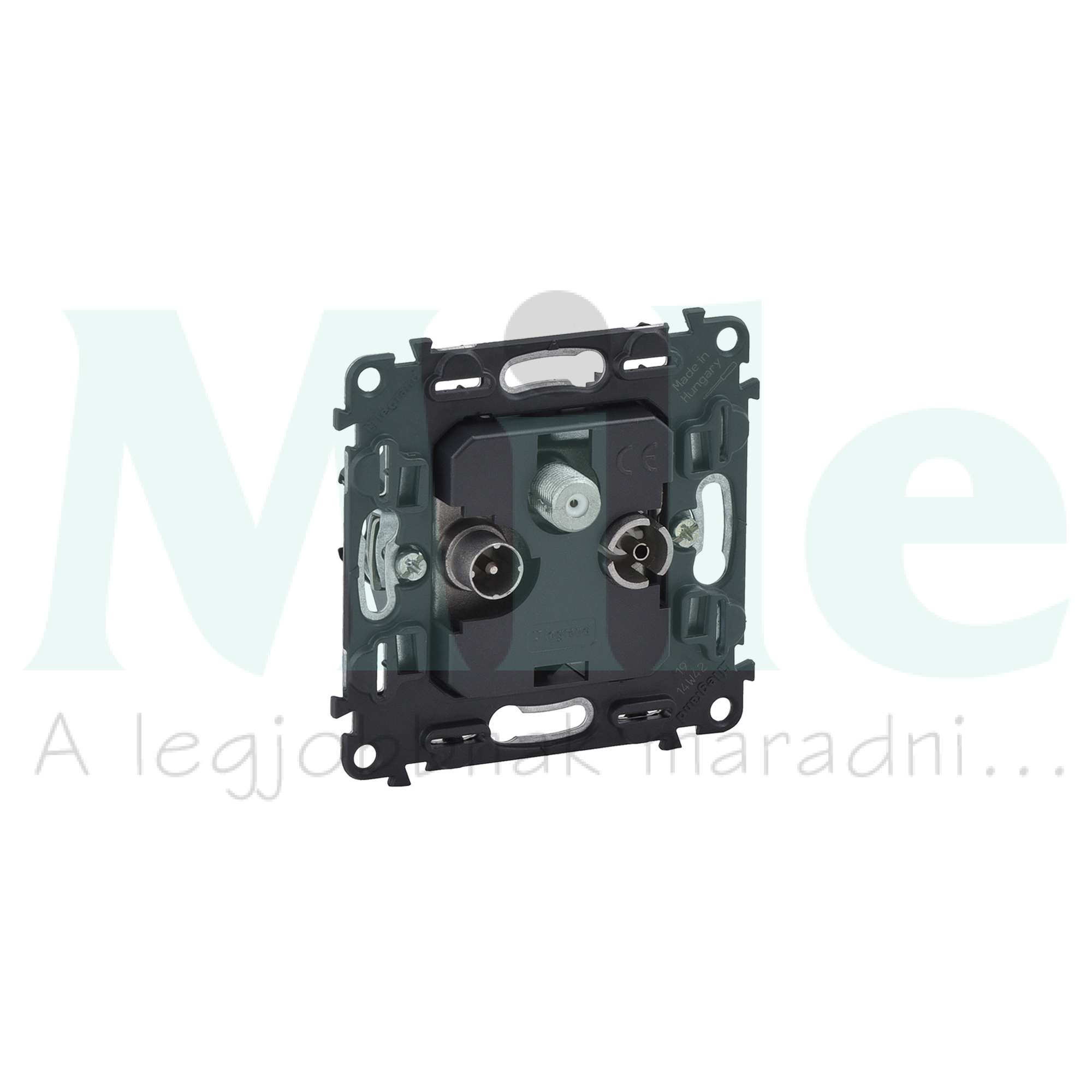 ValenaInMatic antenna aljzat TV-R-SAT süllyesztett 3-kimenet átmenő 14dB/860MHz LEGRAND