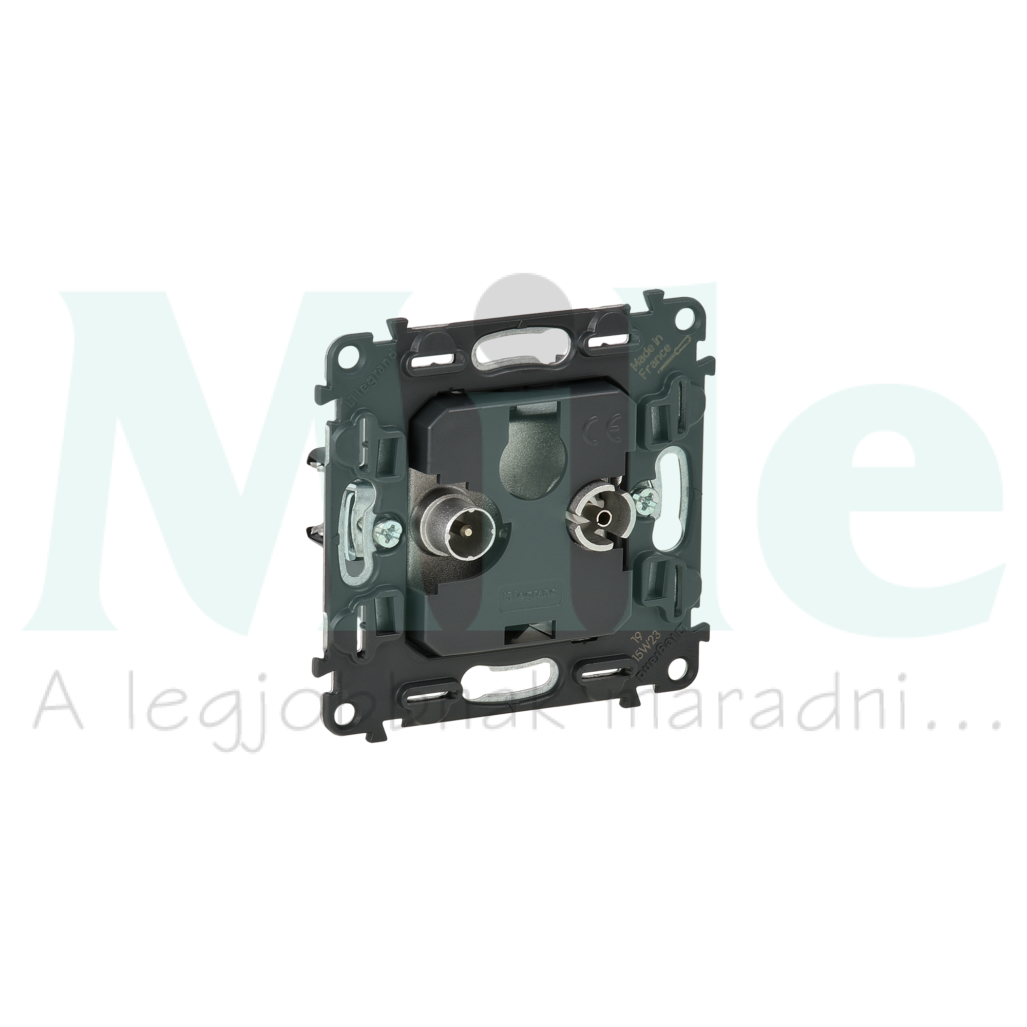 ValenaInMatic antenna aljzat TV-R süllyesztett 2-kimenet átmenő 14dB/860MHz LEGRAND