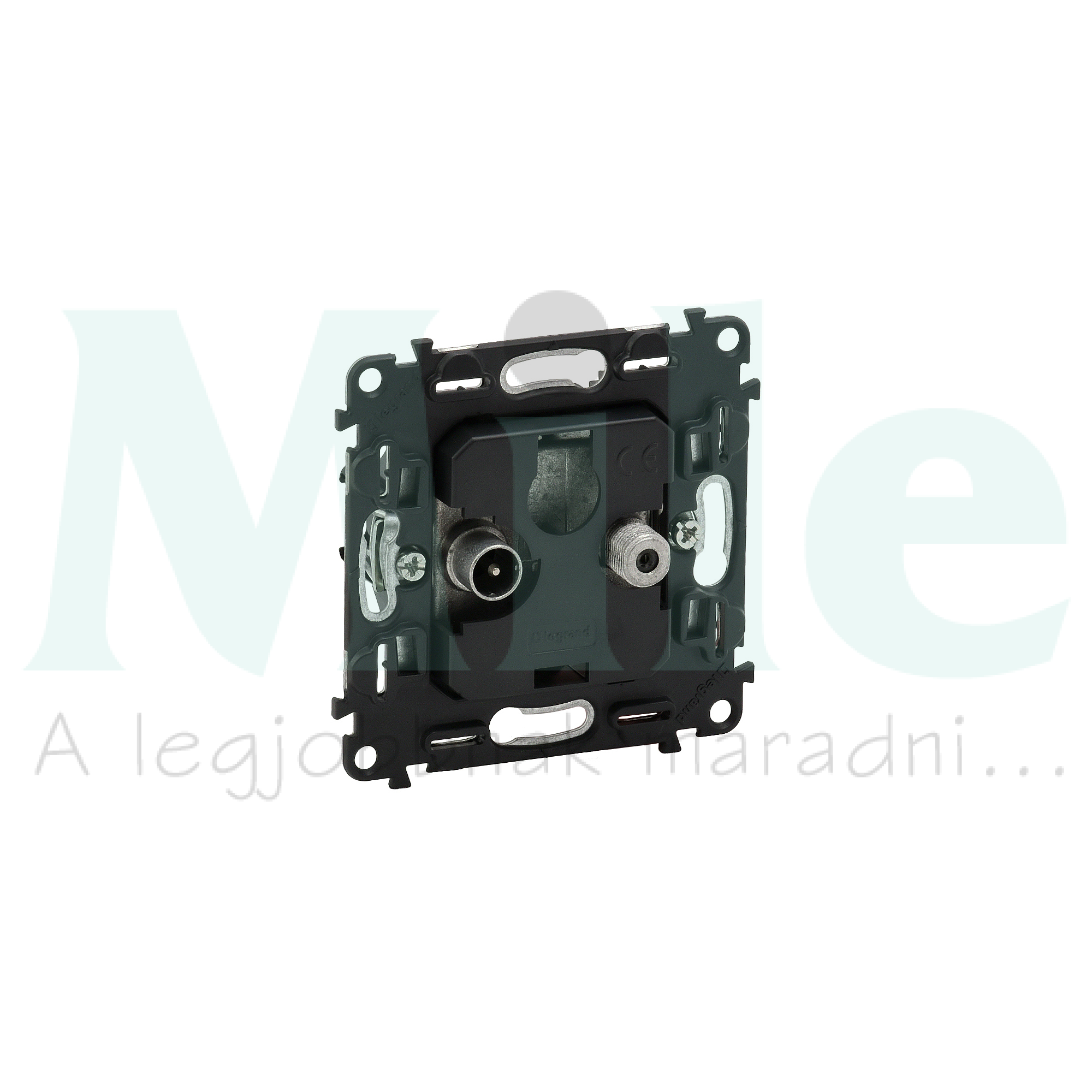 ValenaInMatic antenna aljzat TV-SAT süllyesztett 2-kimenet átmenő 14dB/860MHz LEGRAND