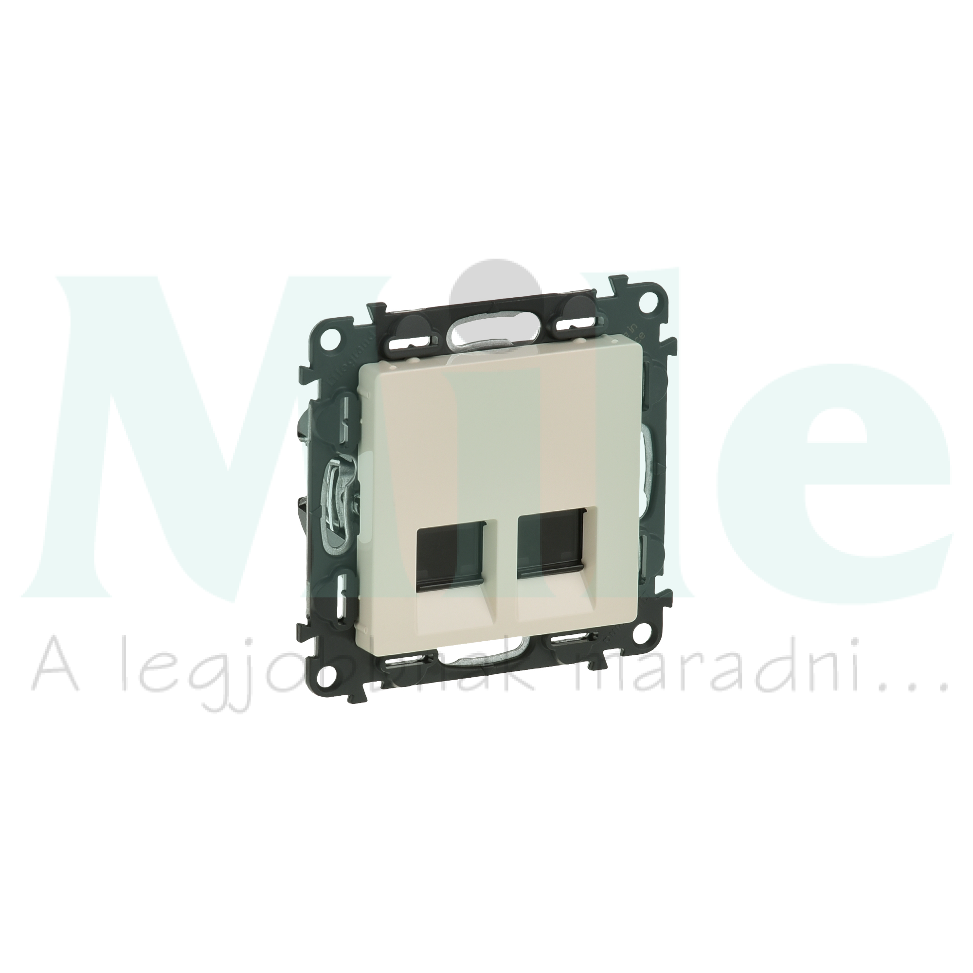 ValenaLife adatcsatlakozó dugalj STP 2xRJ45 8(8) Cat6 krém csavaros LEGRAND