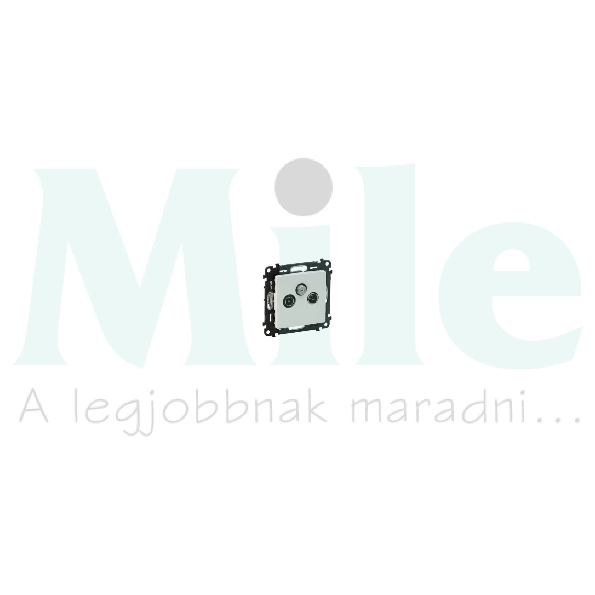 ValenaLife antenna aljzat TV-R-SAT süllyesztett fehér 3-kimenet MM-végzáró 10dB/860MHz LEGRAND