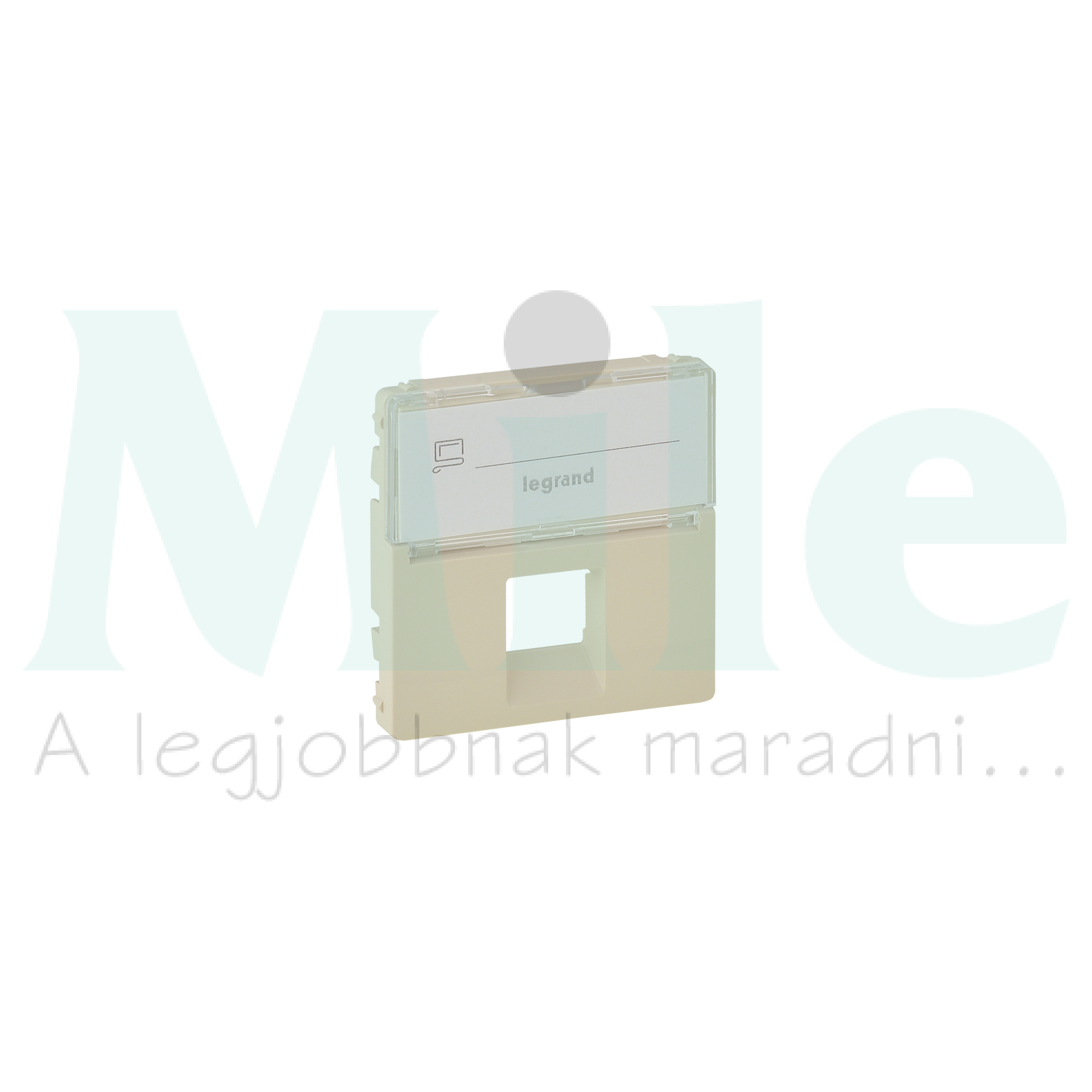 ValenaLife fedlap RJ45 adatcsatlakozóhoz műanyag krém címketartóval LEGRAND