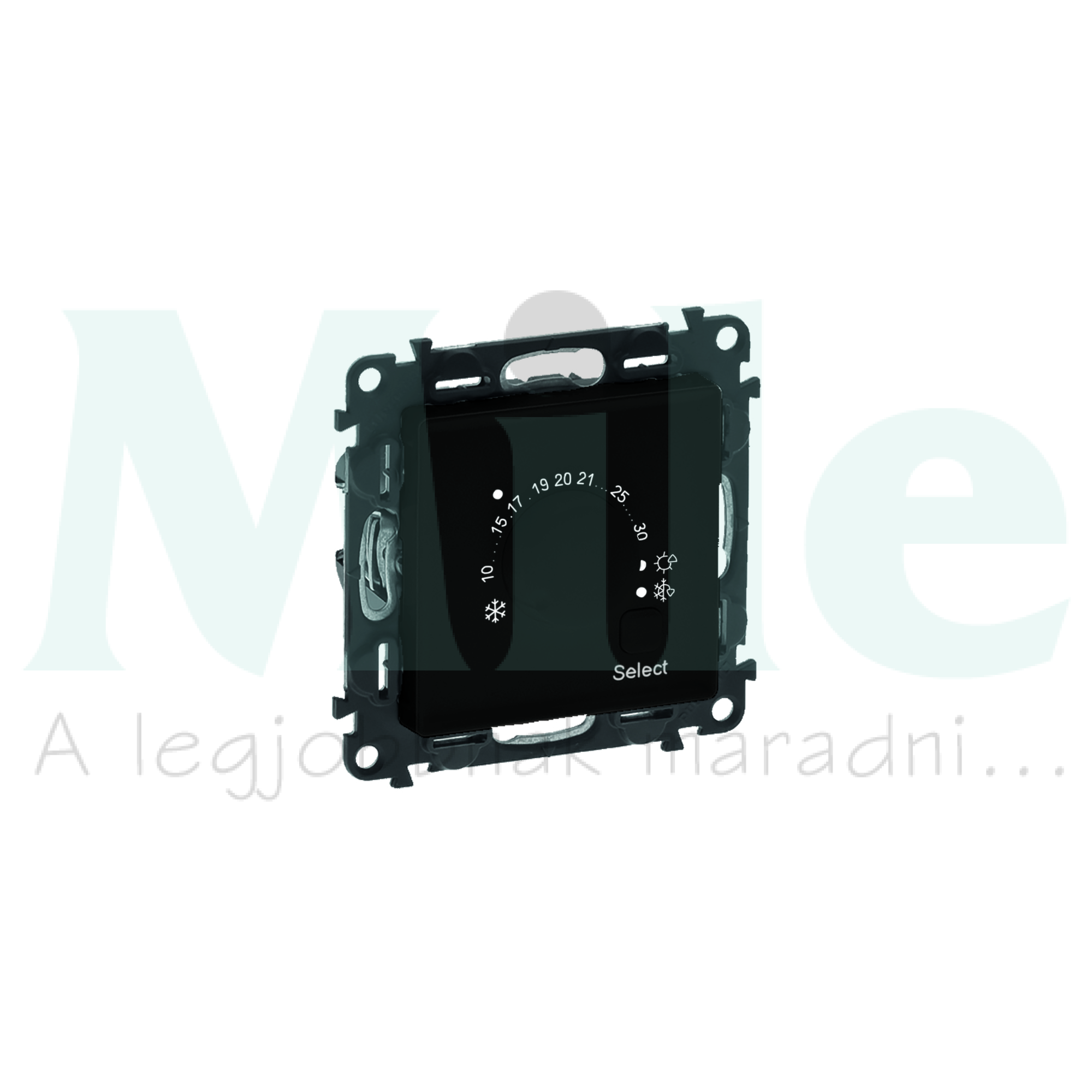 ValenaLife szobatermosztát LCD fekete digitális 7-30°C 8A 250V elektronikus hálózat-táp LEGRAND